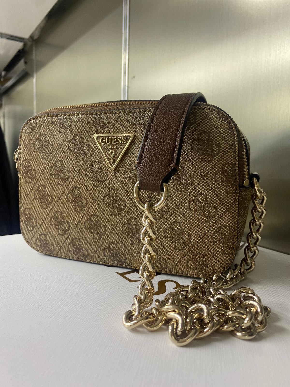 GUESS NOELLE POUCH ÇANTA - LATTE