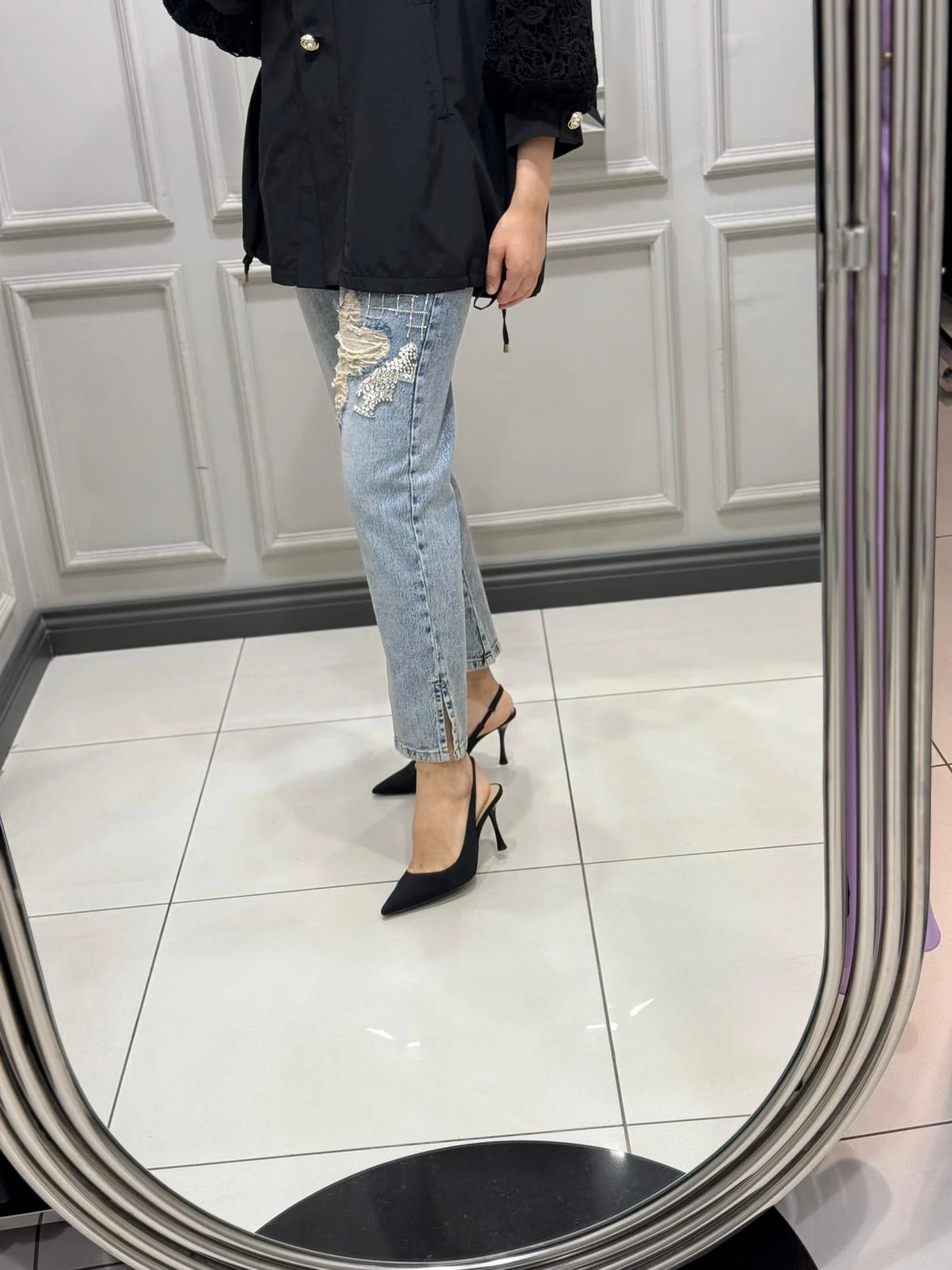 MY312 TAŞLI JEAN PANTOLON