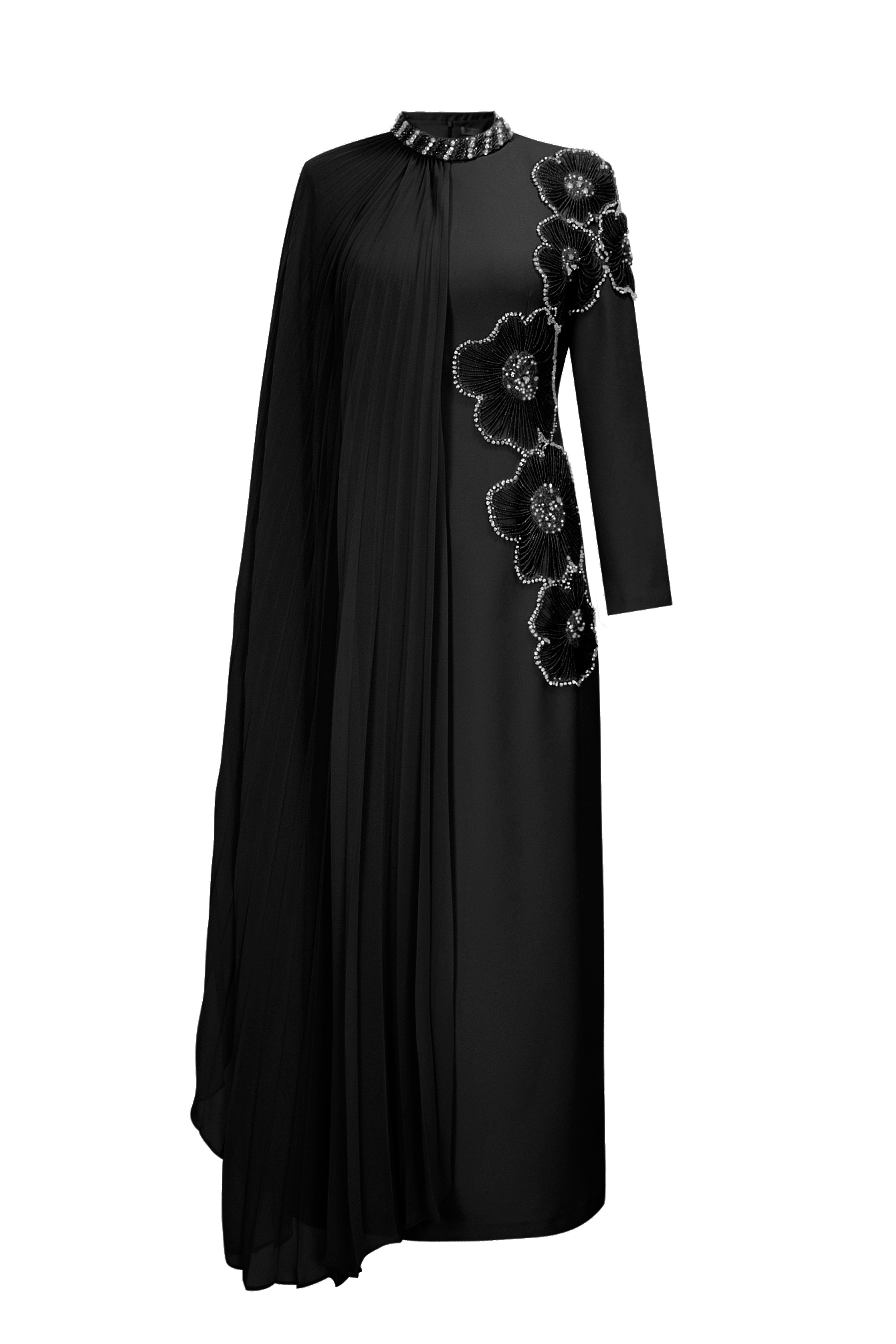 SENNA ROSALIN DRESS - SİYAH