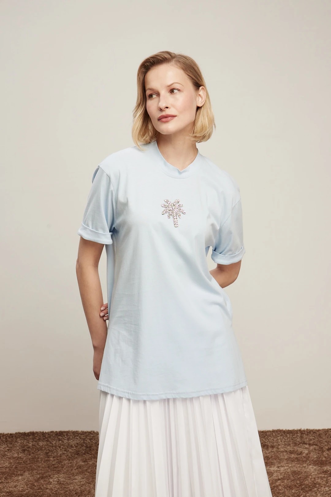 VENÖVE LOLA TSHIRT - MAVI