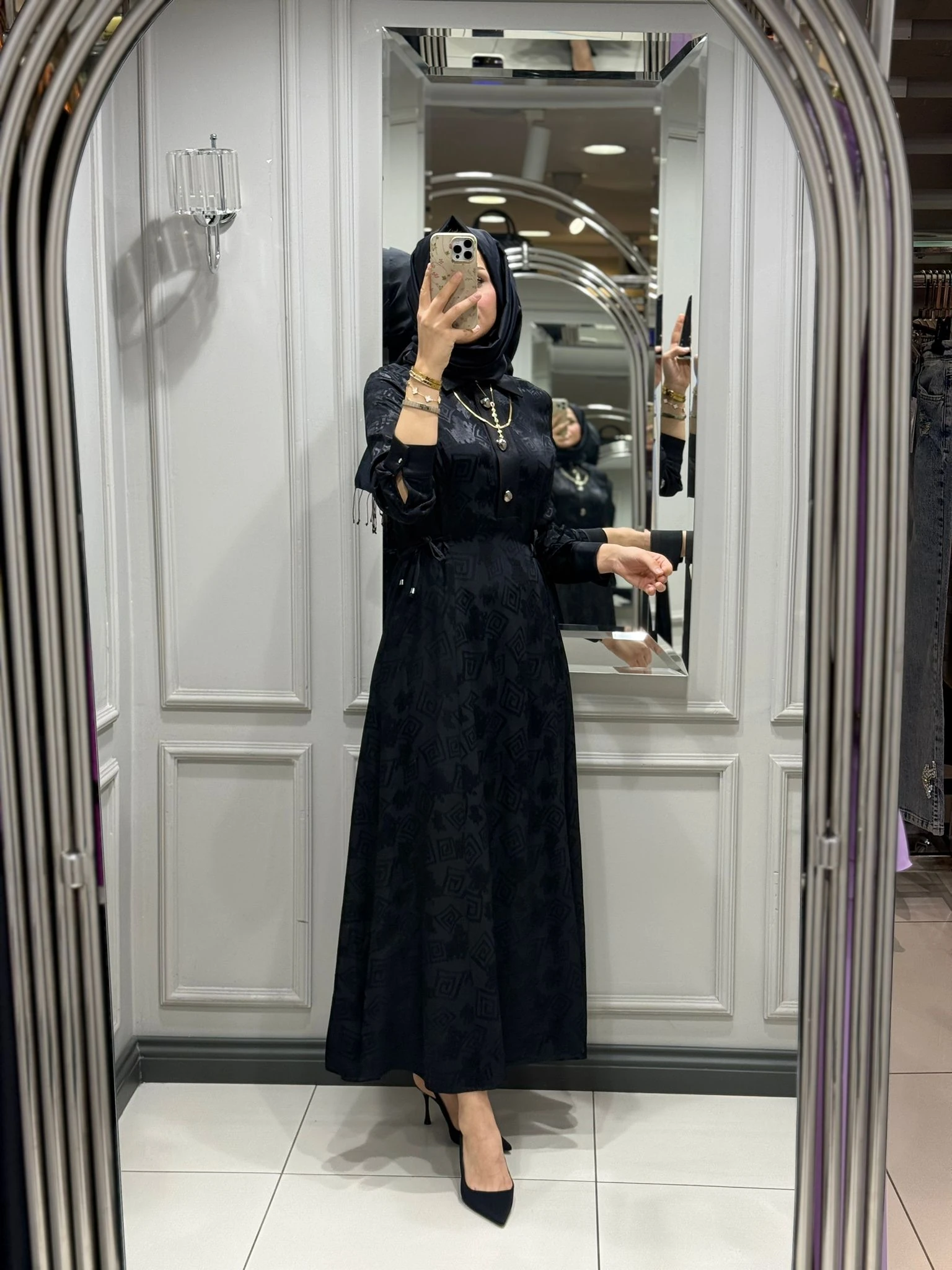 MY312 JAKAR ELBİSE - SİYAH