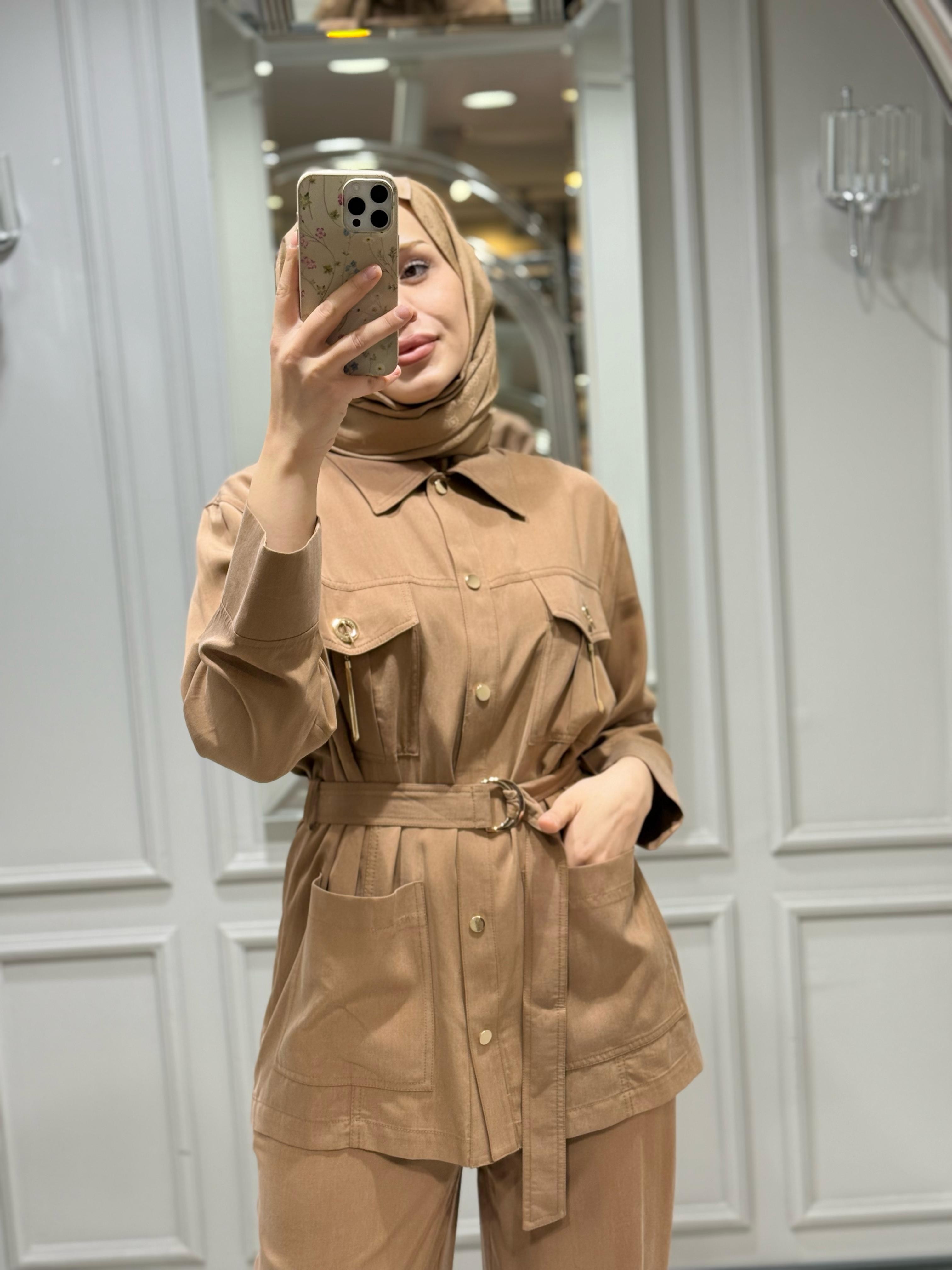 DARA CLANDE CEKET PANTOLON TAKIM TABA