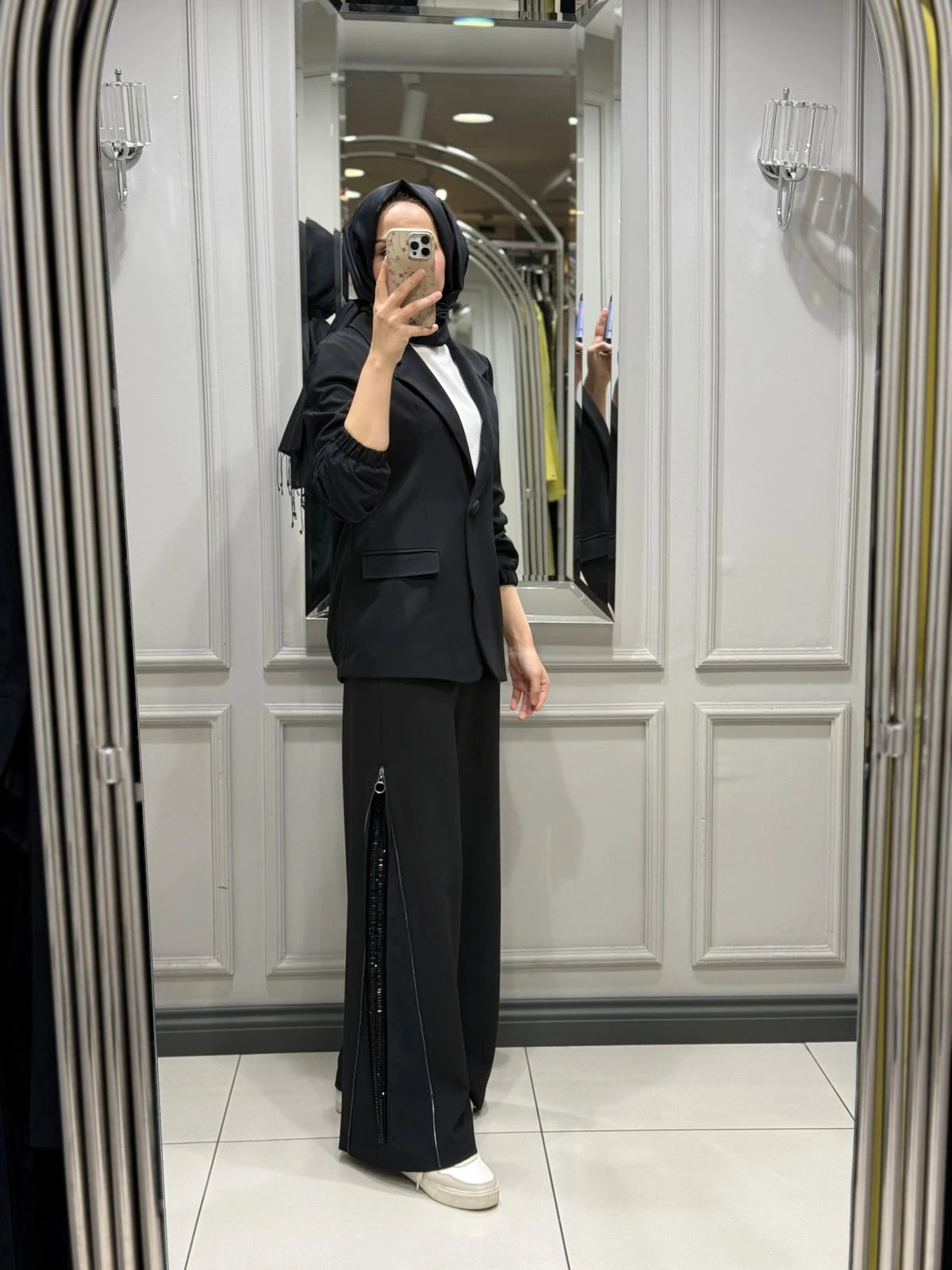 MY312 TAŞLI TAKIM - SİYAH