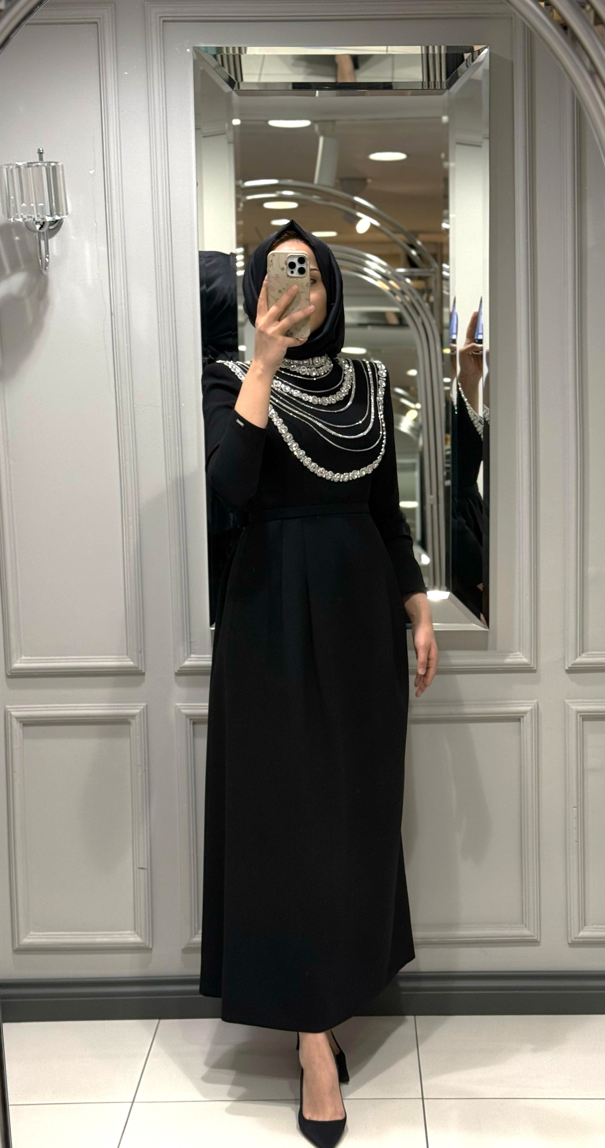 SENNA MENTA CLARA ELBİSE - SİYAH