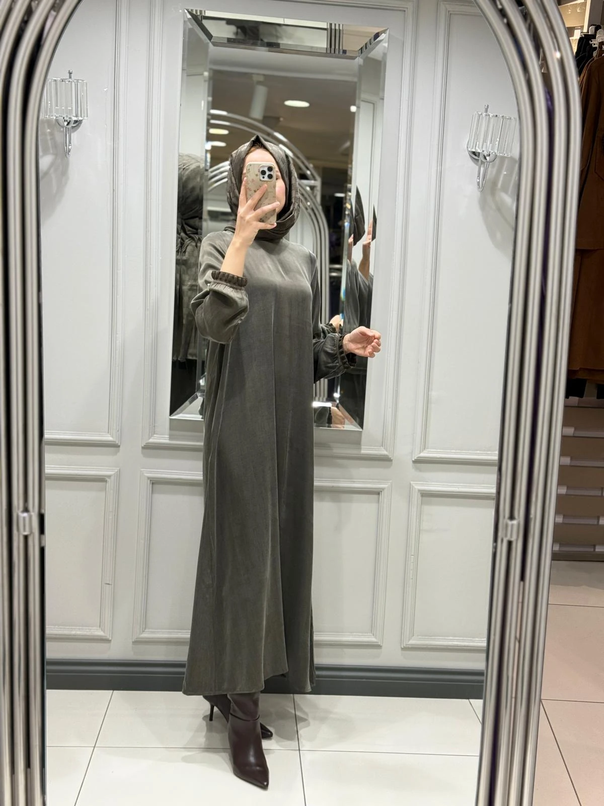 DALİDA ELBİSE - TAUPE