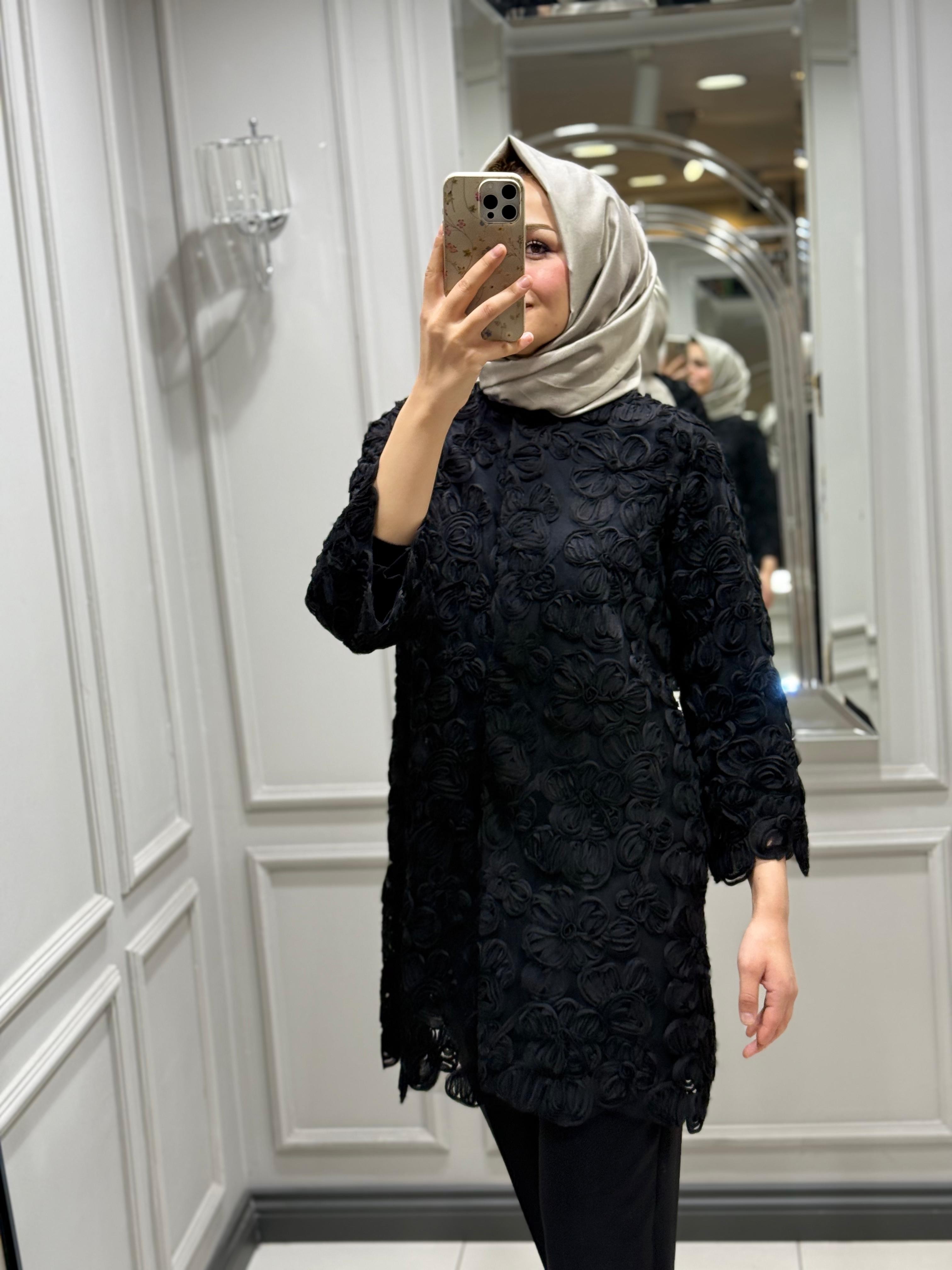 GHISA CEKET - SİYAH