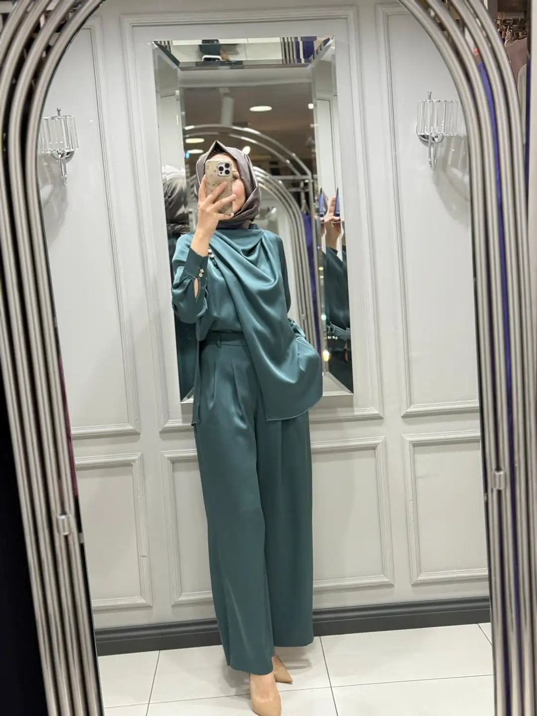 SENNA NATALİ BLUZ PANTOLON(ZÜMRÜT)