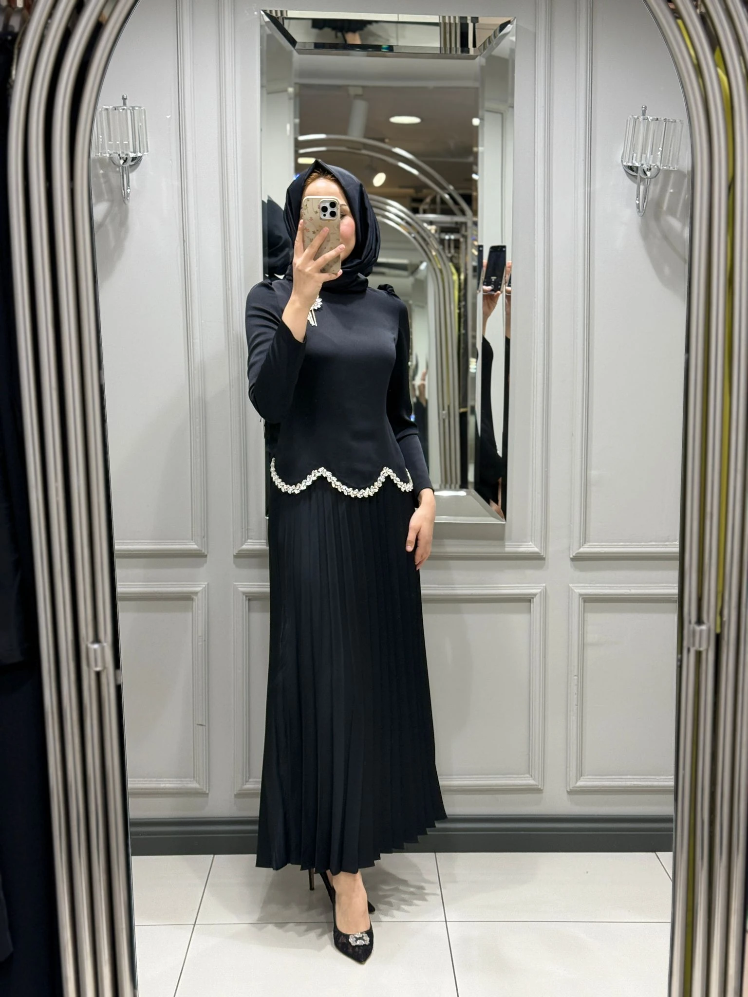 MATEX TUNİK ETEK TAKIM - SİYAH