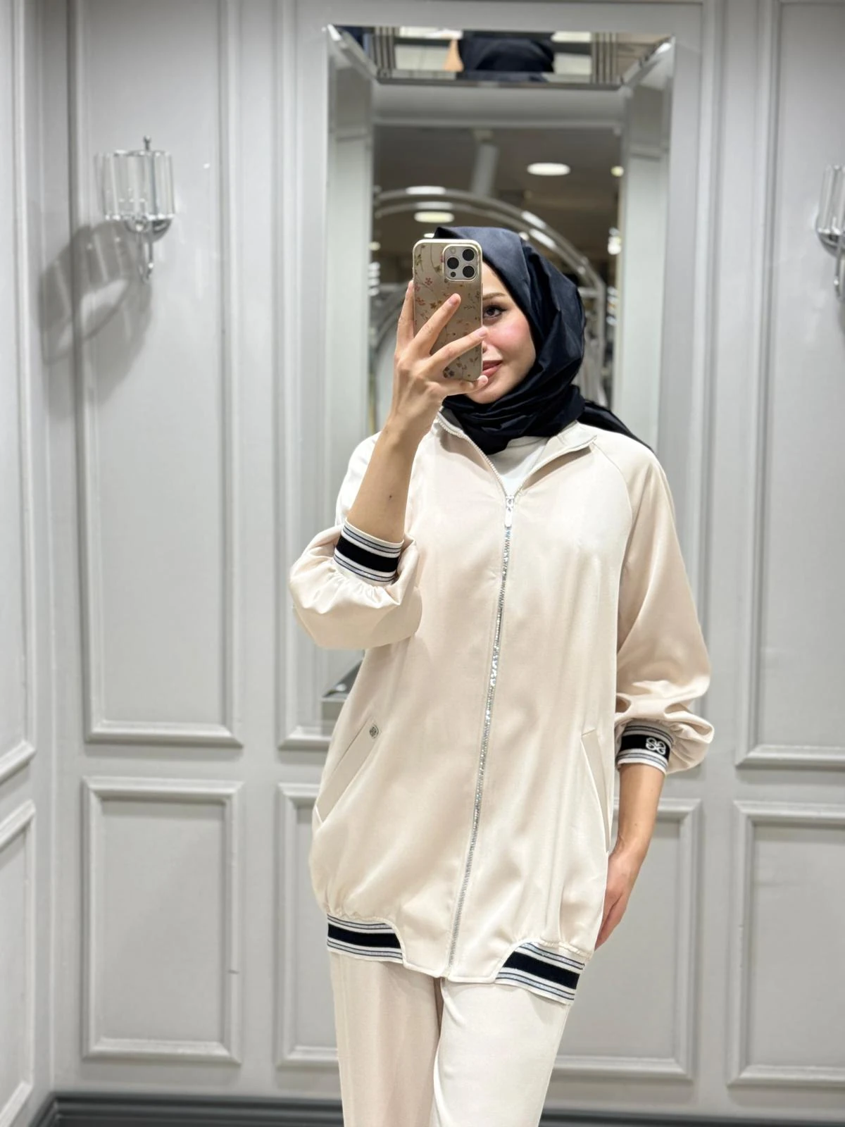 SENNA FEMKE BOMBER TUNİK PANTOLON TAKIM