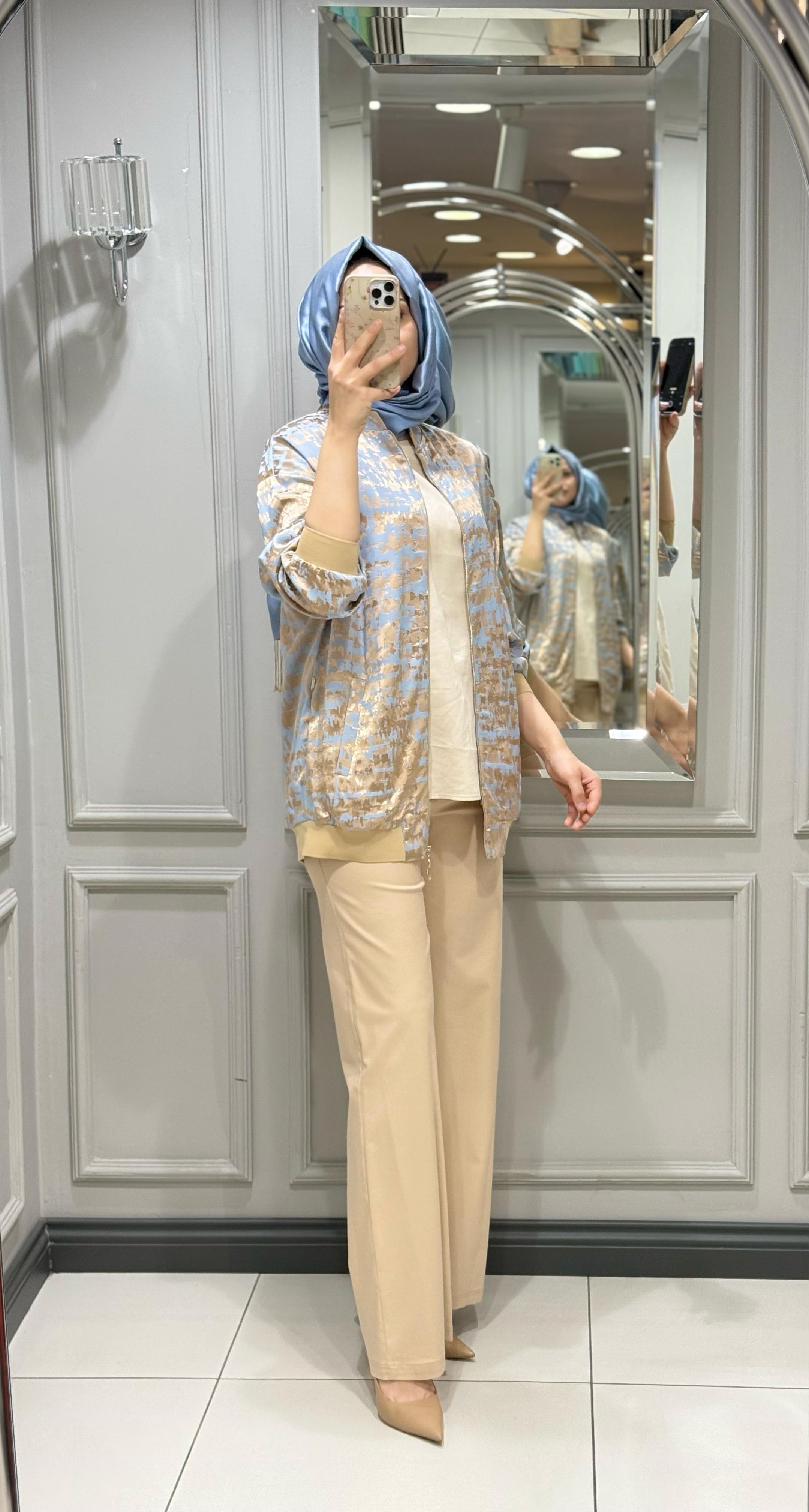 SENNA LUZIA KOTON PANTOLON - BEJ