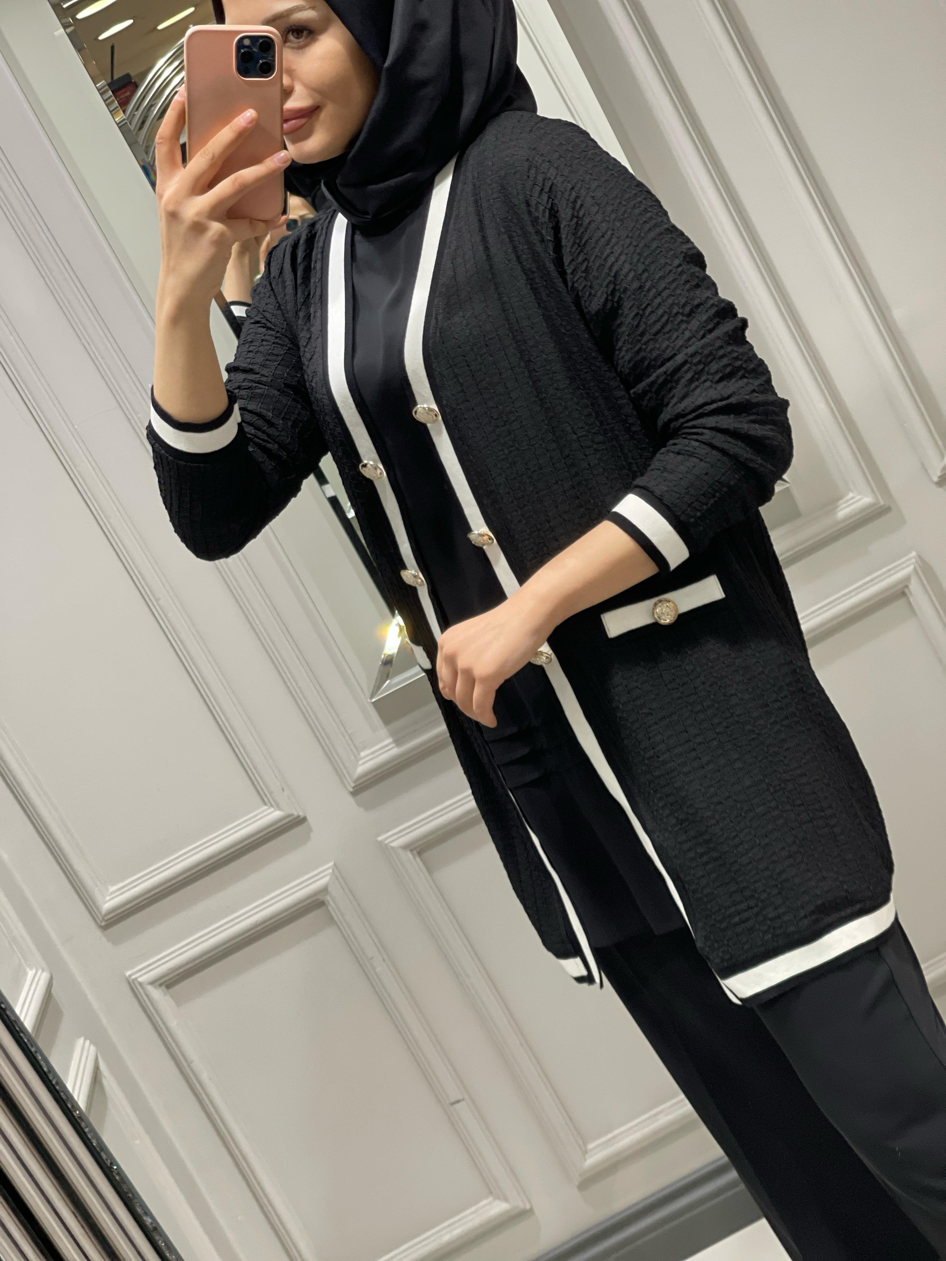 ON FASHION RİBANALI HIRKA