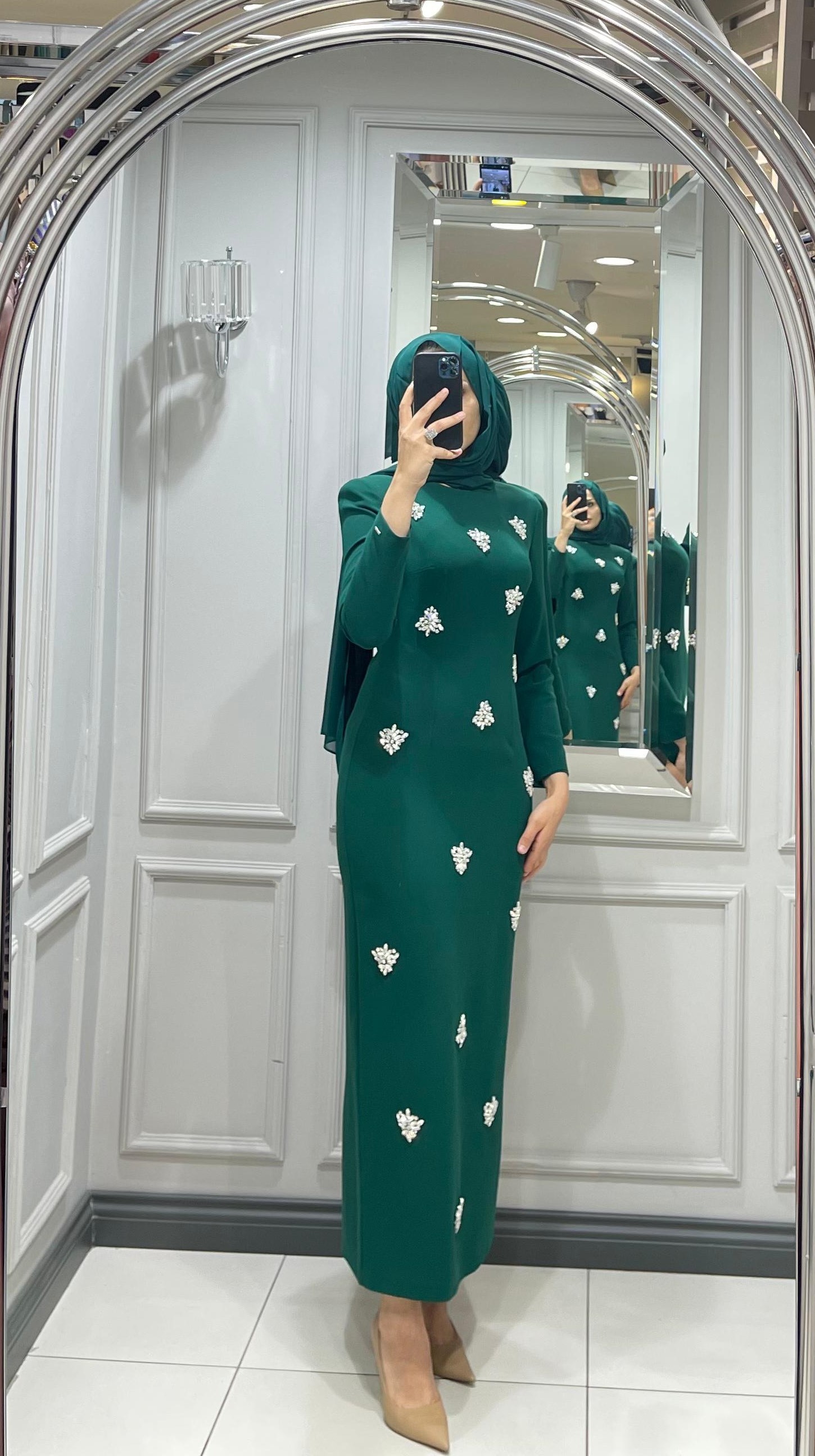 SENNA BENGY DRESS - ZUMRUT