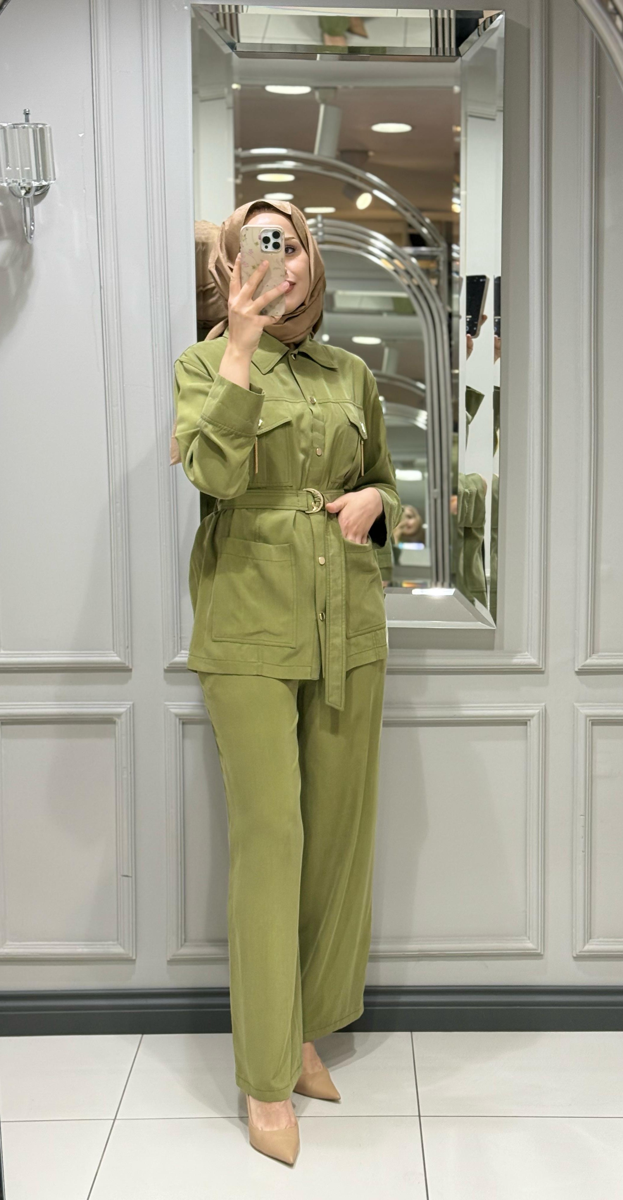 DARA CLANDE CEKET PANTOLON TAKIM HAKİ