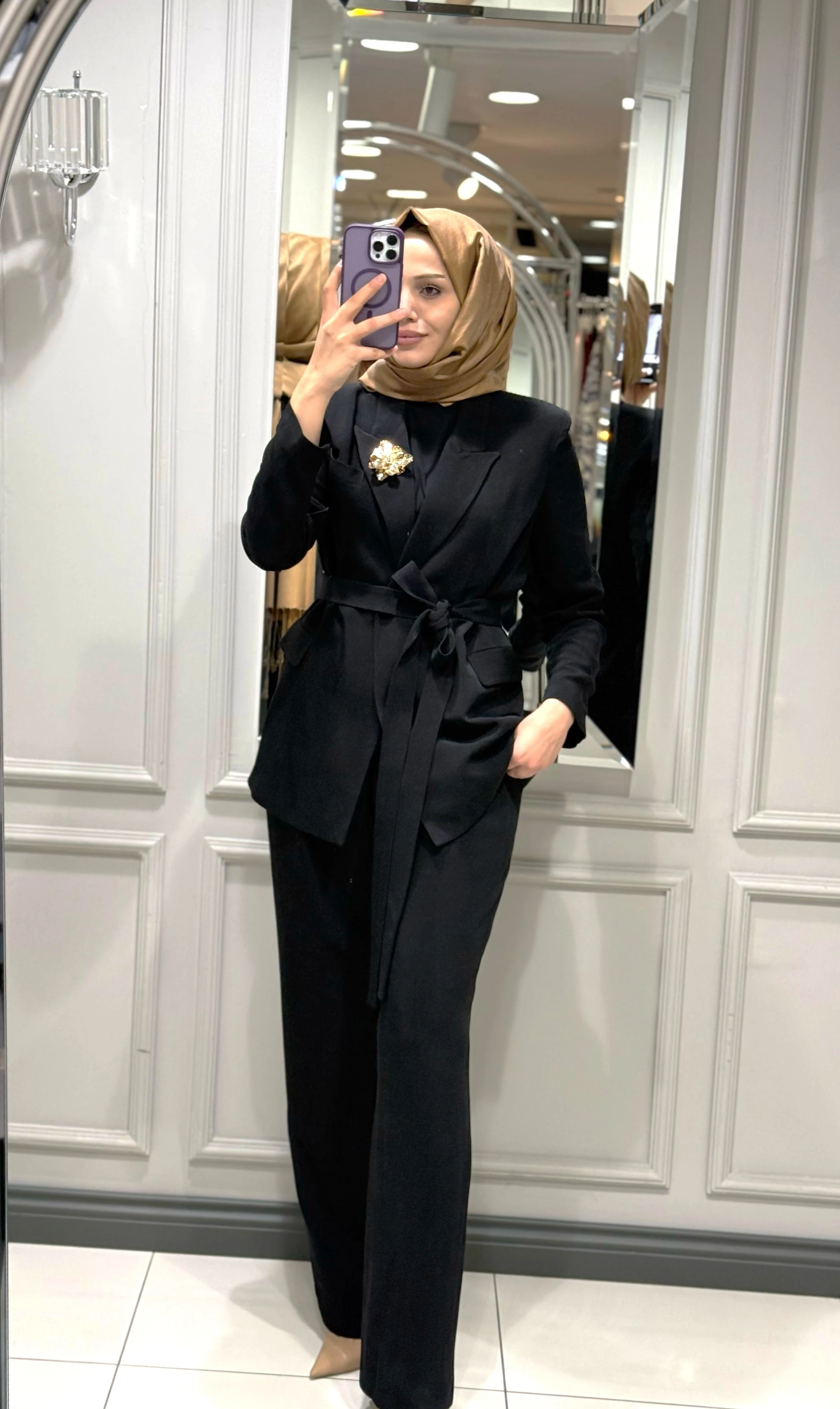 VUU OVERSIZE KEMERLİ CEKET