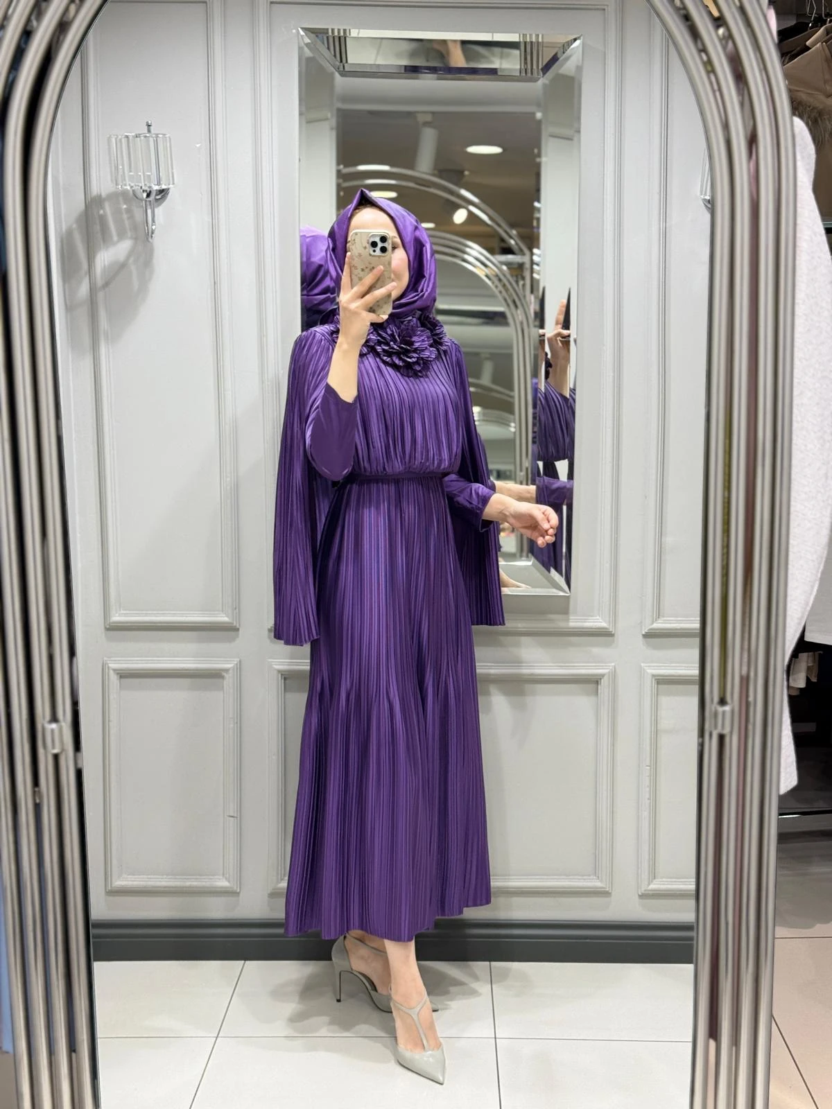 SENNA TAMİA ABIYE ELBISE - MOR