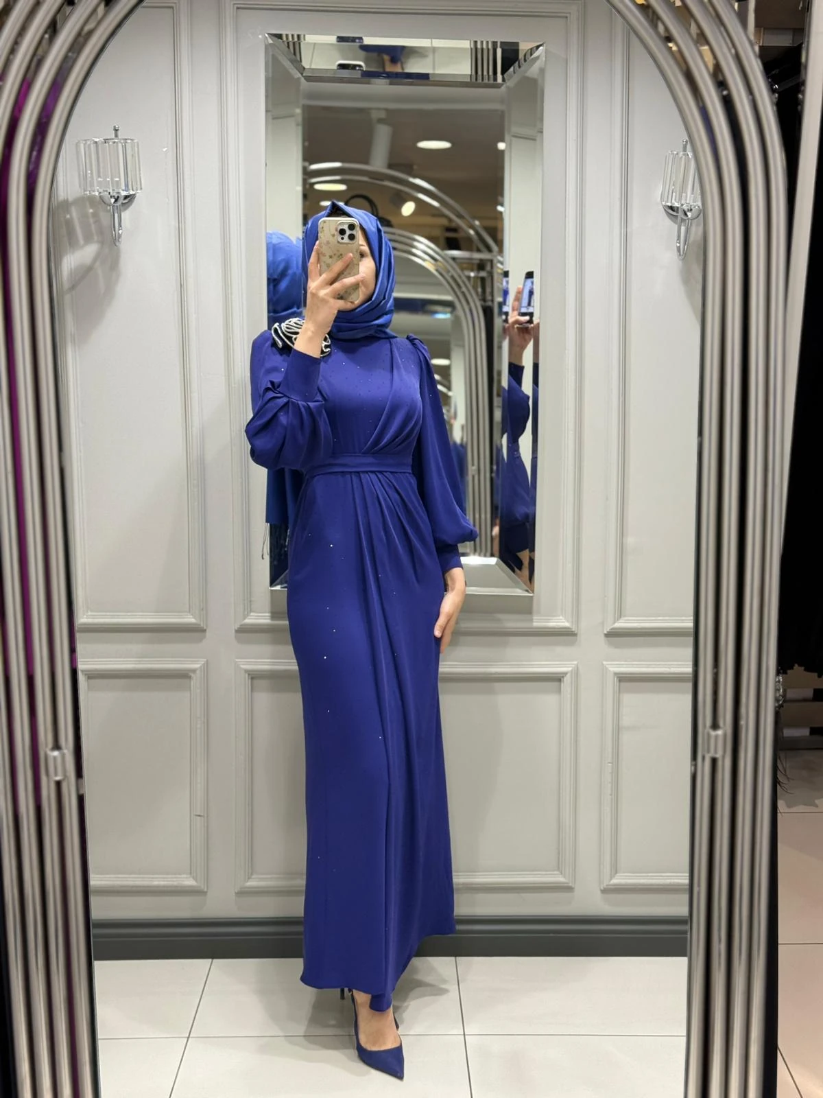 MATEX ELBİSE - MORCIVERT