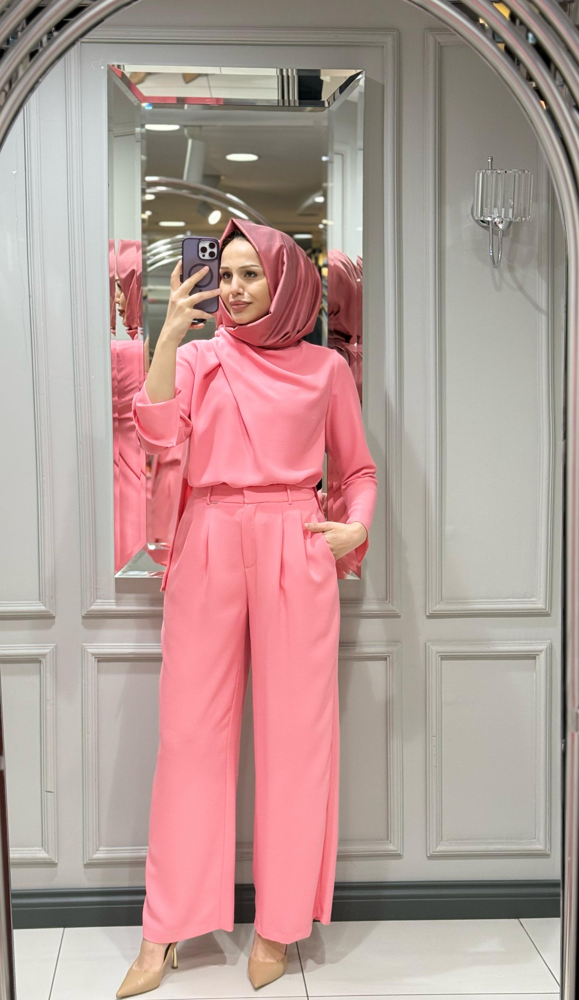 SENNA QUARTZ BLUZ PANTOLON TAKIM SUNSET