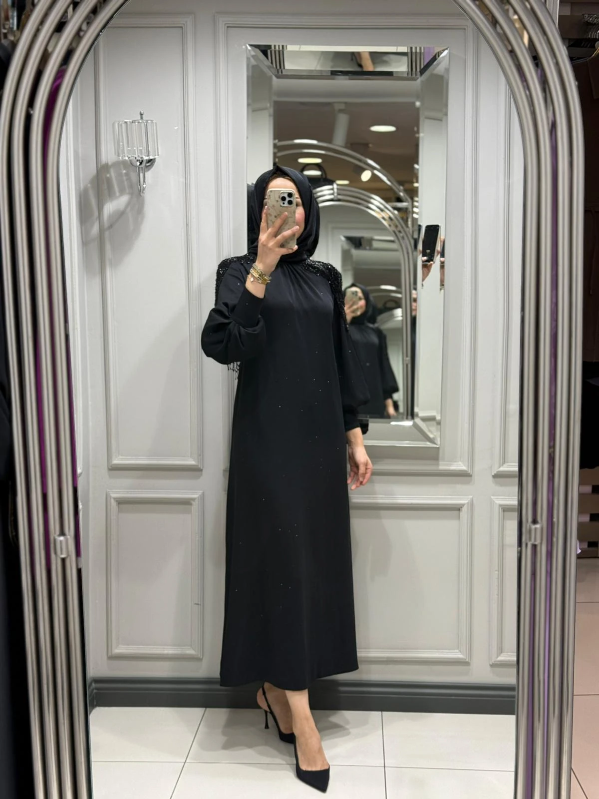 MATEX ELBİSE - SİYAH