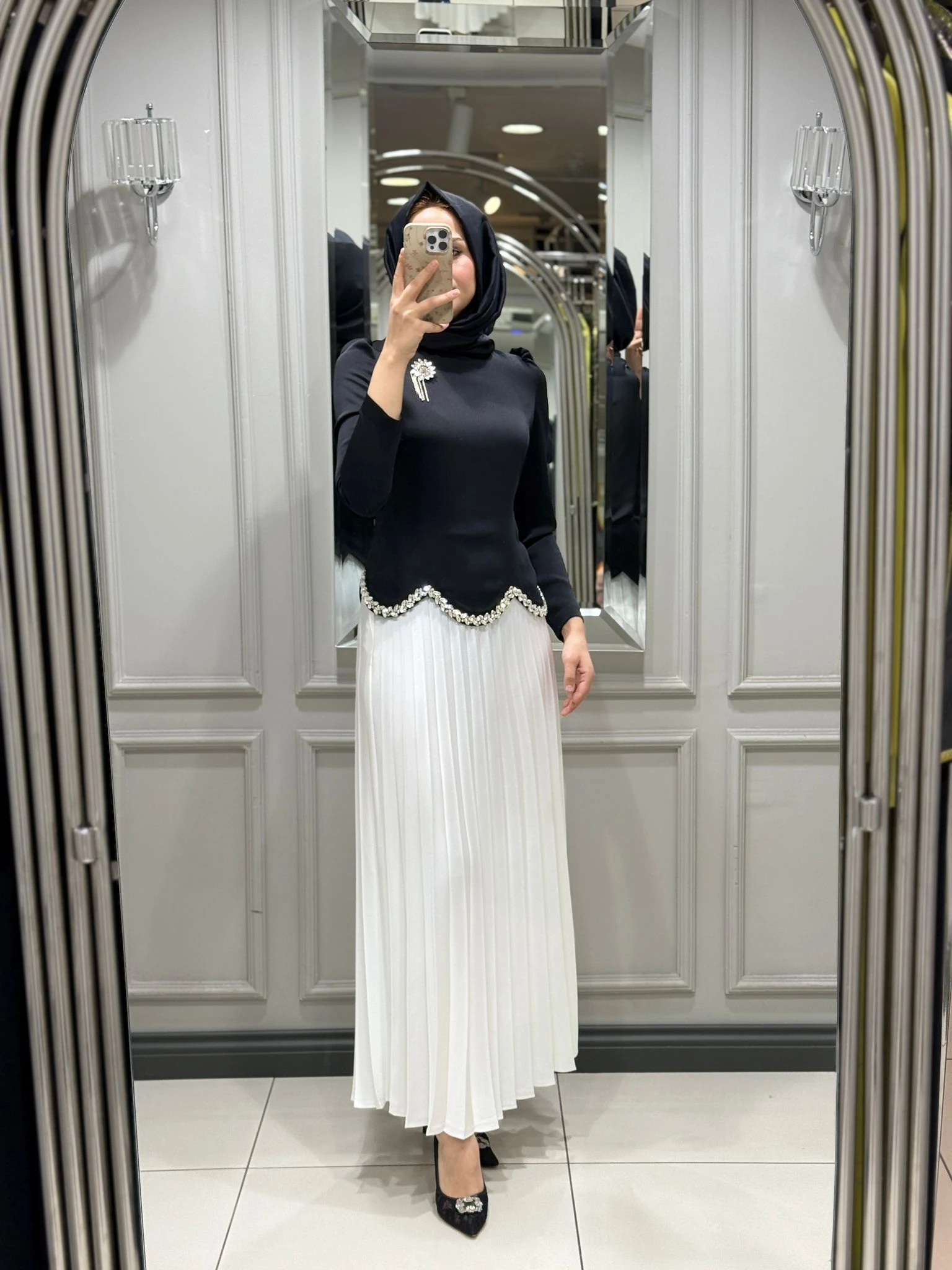 MATEX TUNİK ETEK TAKIM - SİYAH