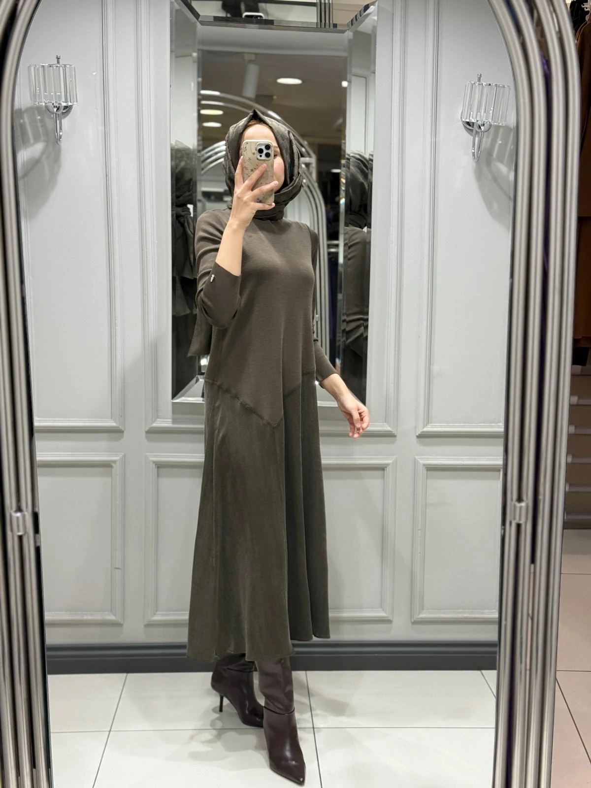 DALİDA ELBİSE - DARDO TAUPE