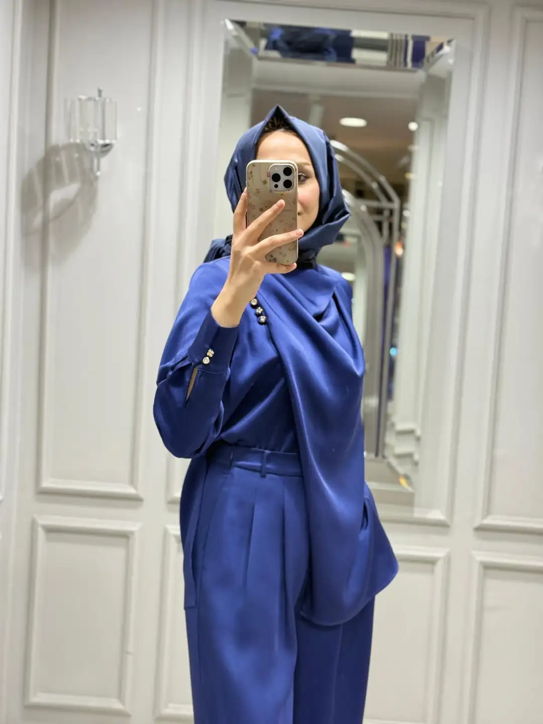 SENNA NATALİ BLUZ PANTOLON(PARLAMENT)