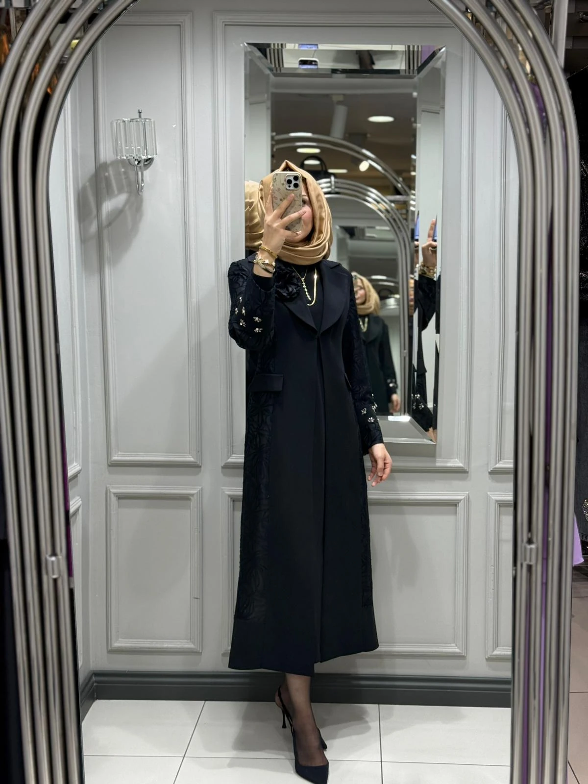 MATEX CEKET ELBİSE - SİYAH