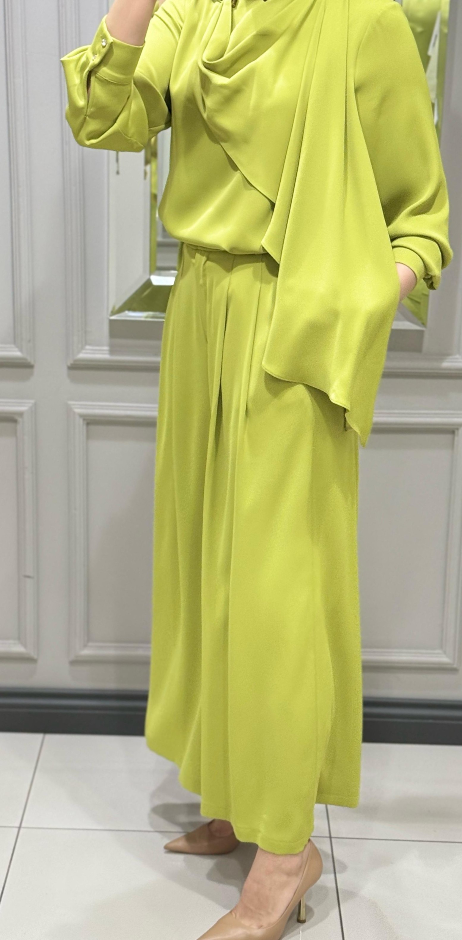 SENNA LENORA BLUZ PANTOLON TAKIM MİMOZA
