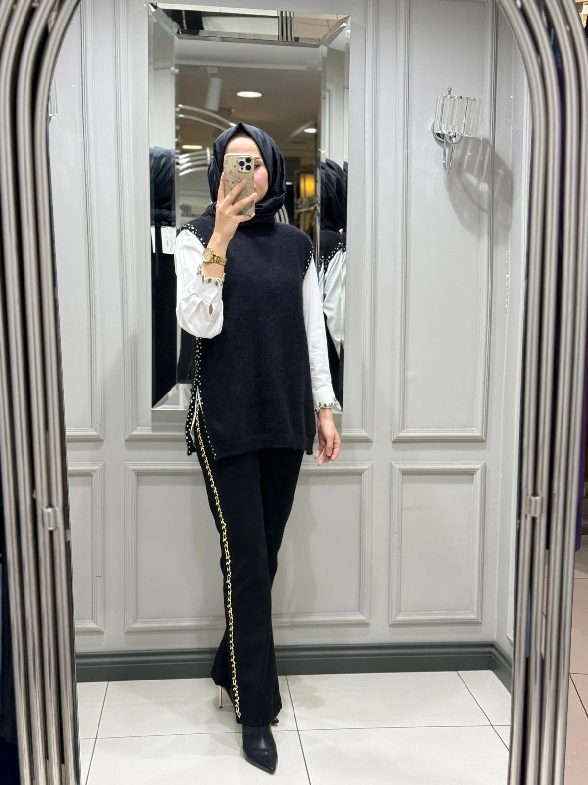 VENÖVE DOVE YELEK - SİYAH