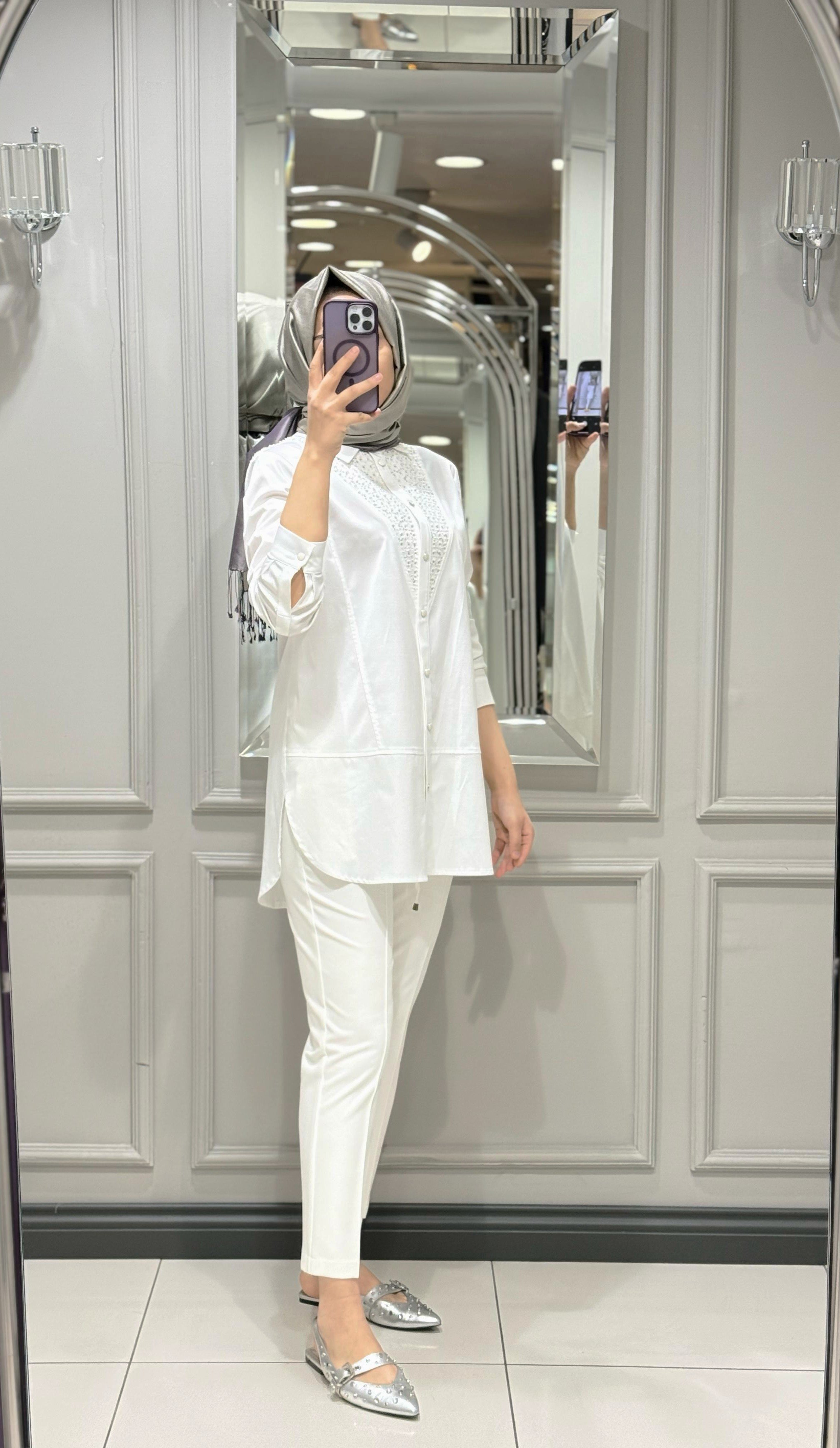 FUATGÜRŞEN TUNIK - EKRU
