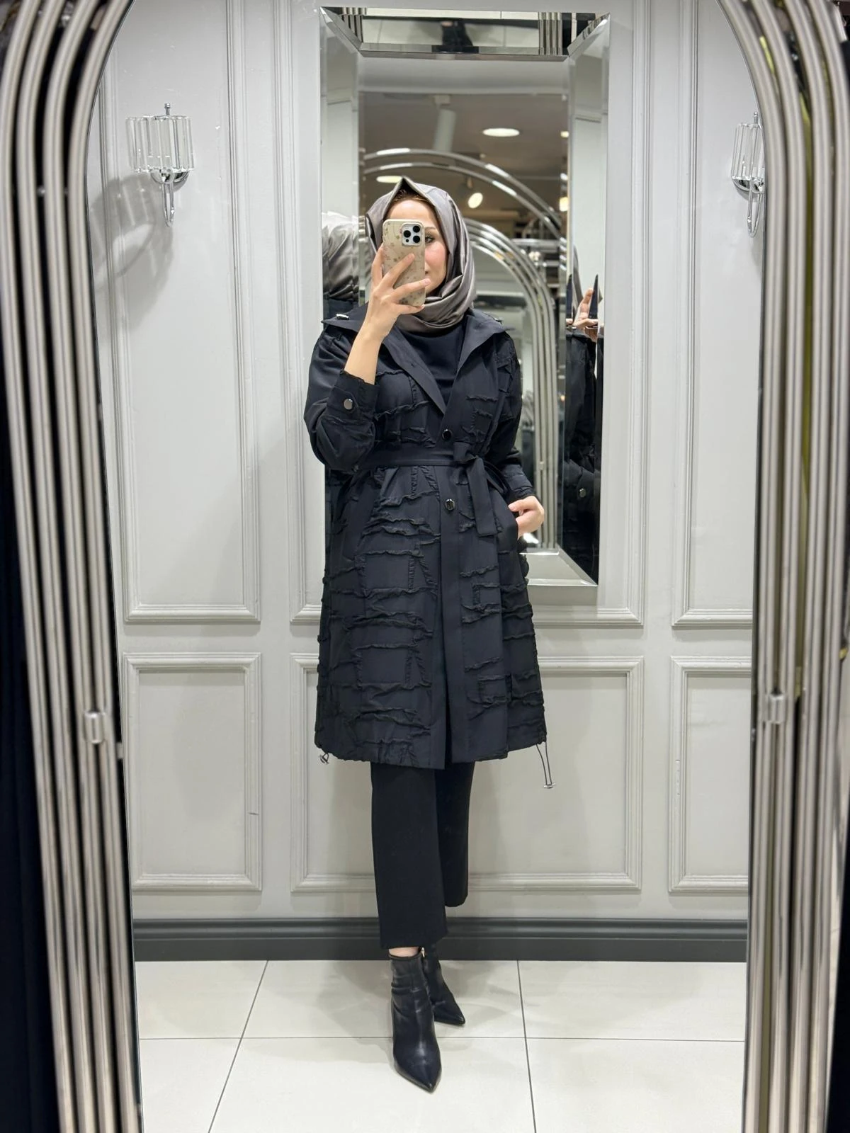 MY312 KAPŞONLU JAKAR GİY-ÇIK - SİYAH