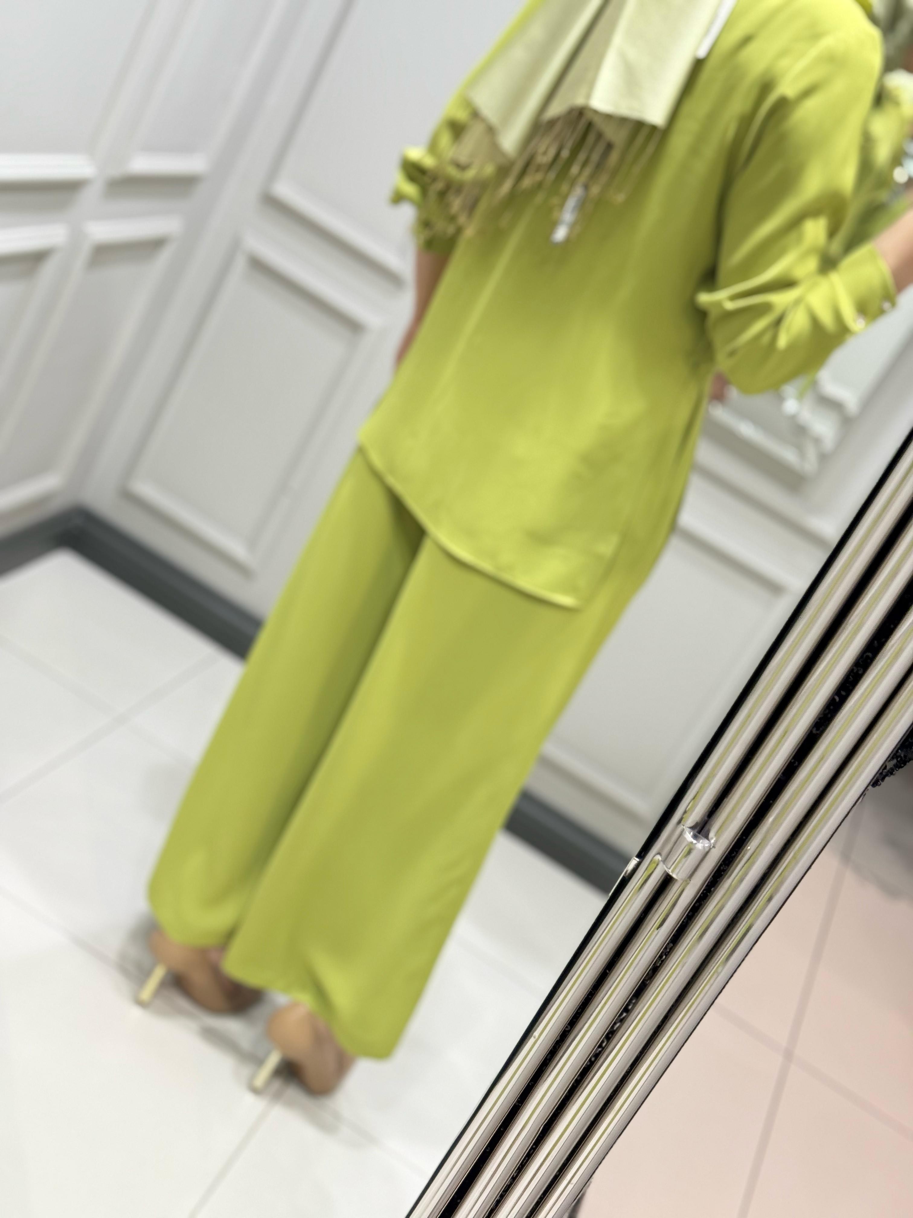SENNA LENORA BLUZ PANTOLON TAKIM MİMOZA