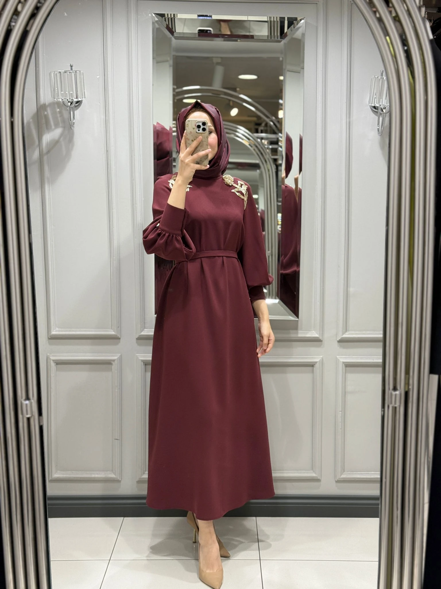 SENNA ROSE ELBİSE - VISNE