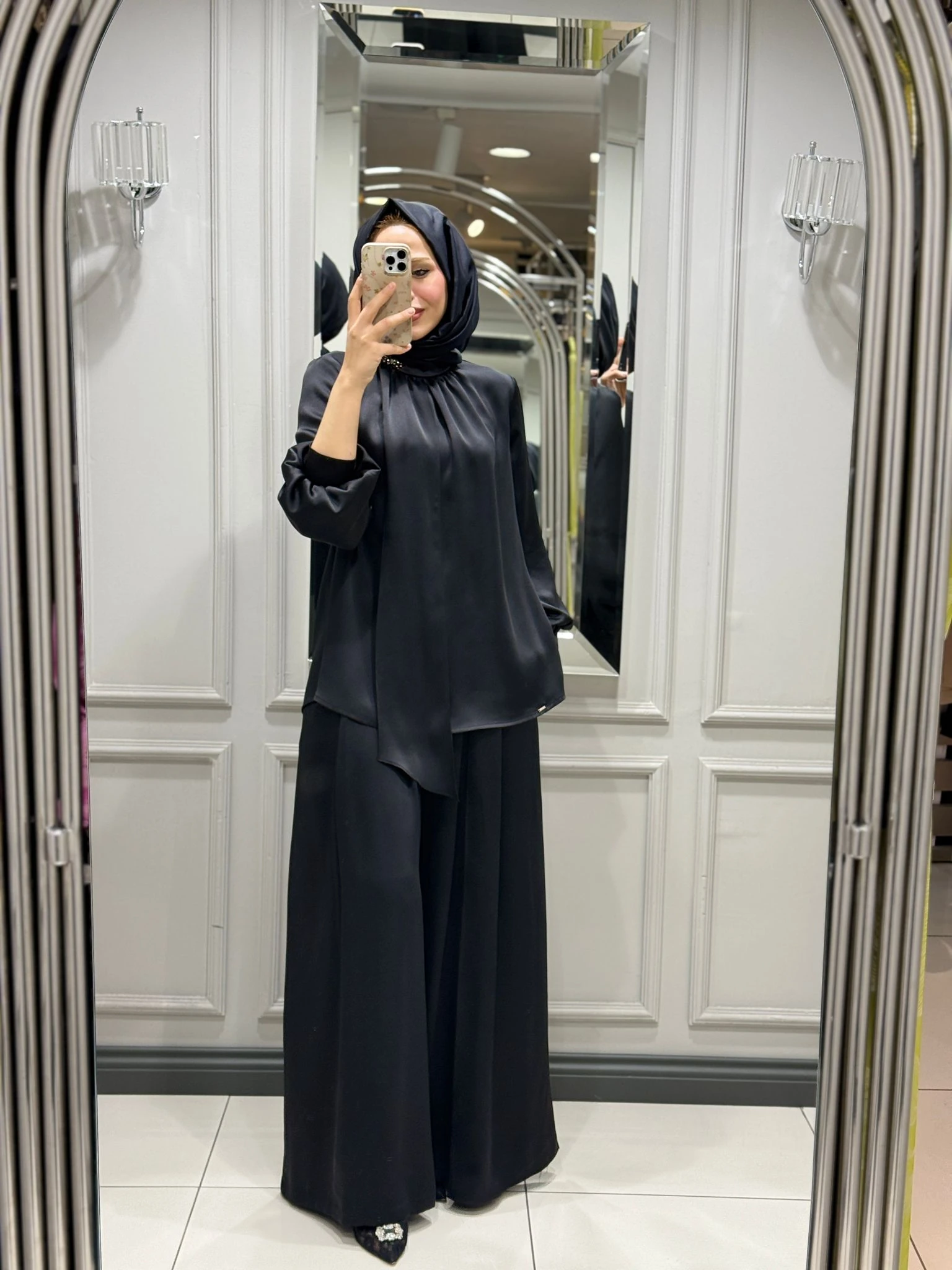 SENNA QUVİN BLUZ PANTOLON TK - SİYAH