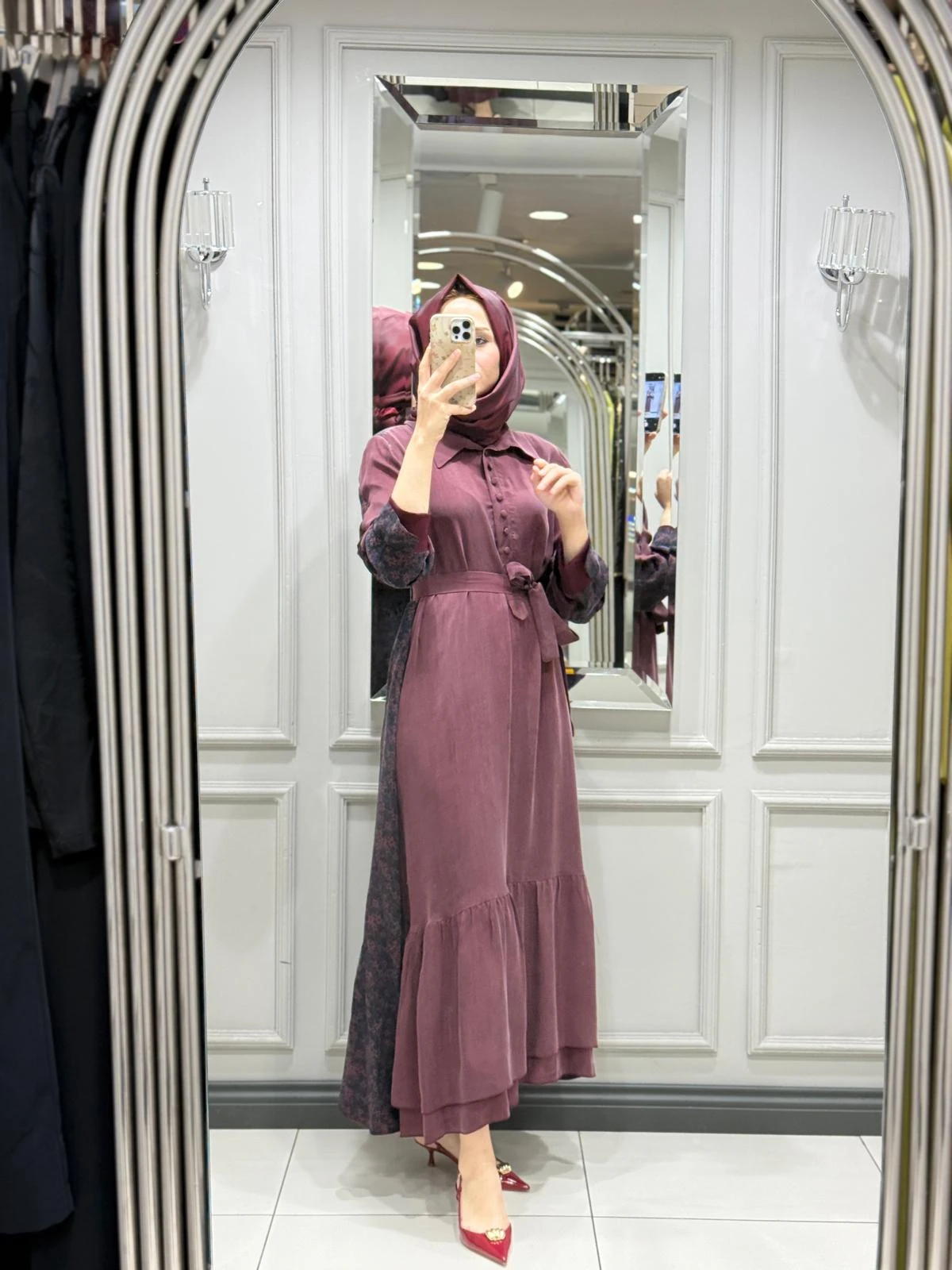 MİSSWHENCE ELBİSE - BORDO