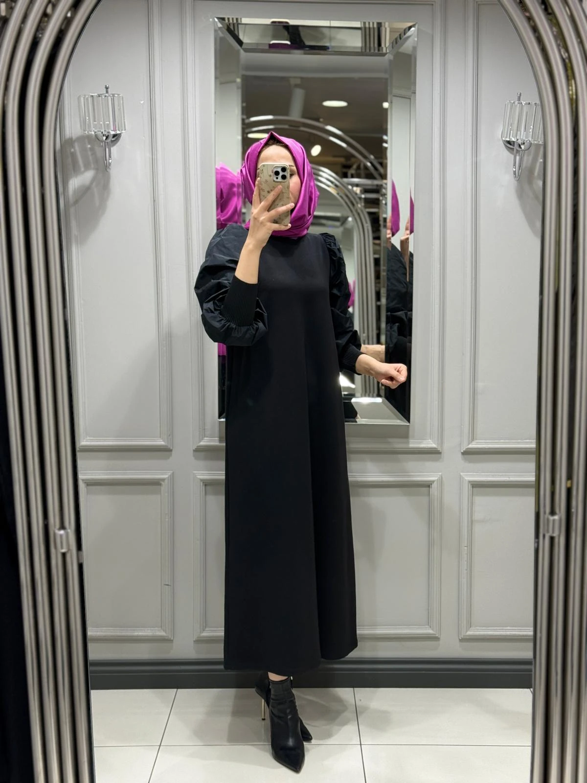 ALMARWAH ELBİSE - SİYAH