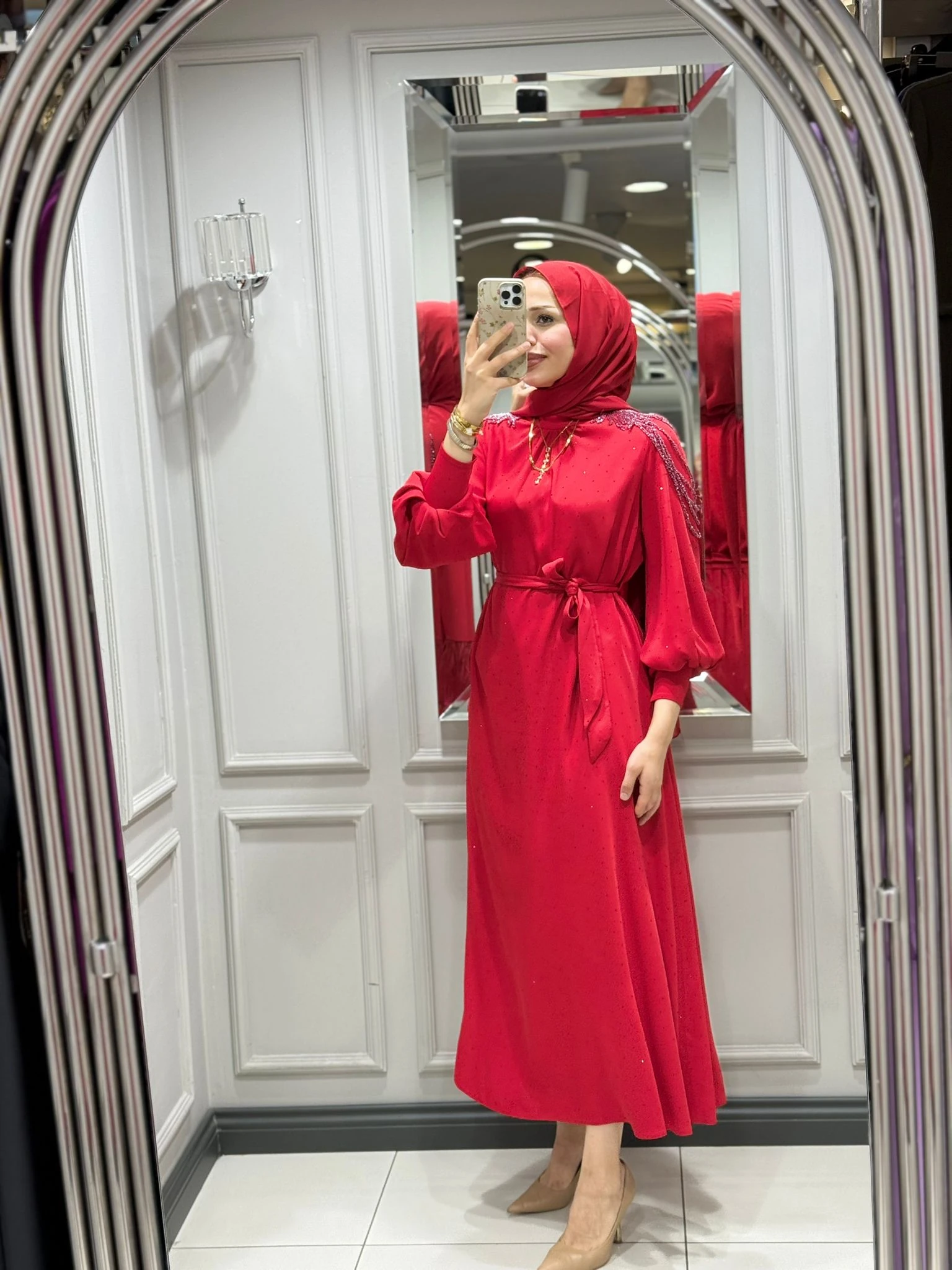 MATEX ELBİSE - KIRMIZI