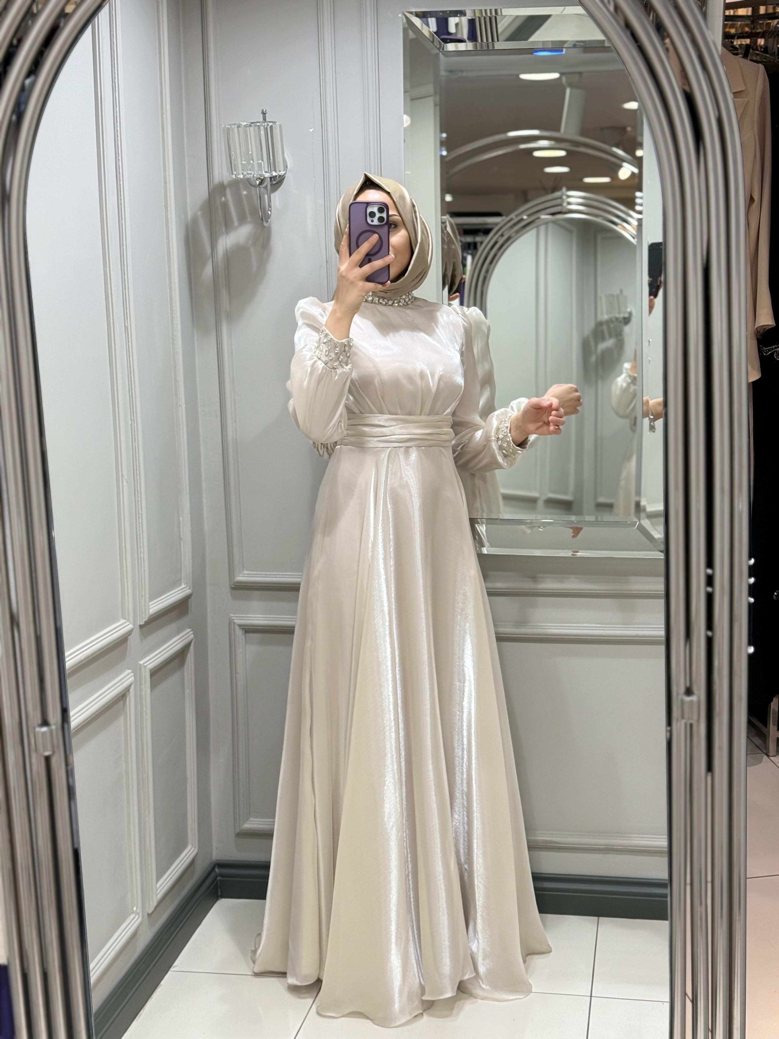 FASHION NIGHT VALENTINO ABİYE ELBİSE - TAS