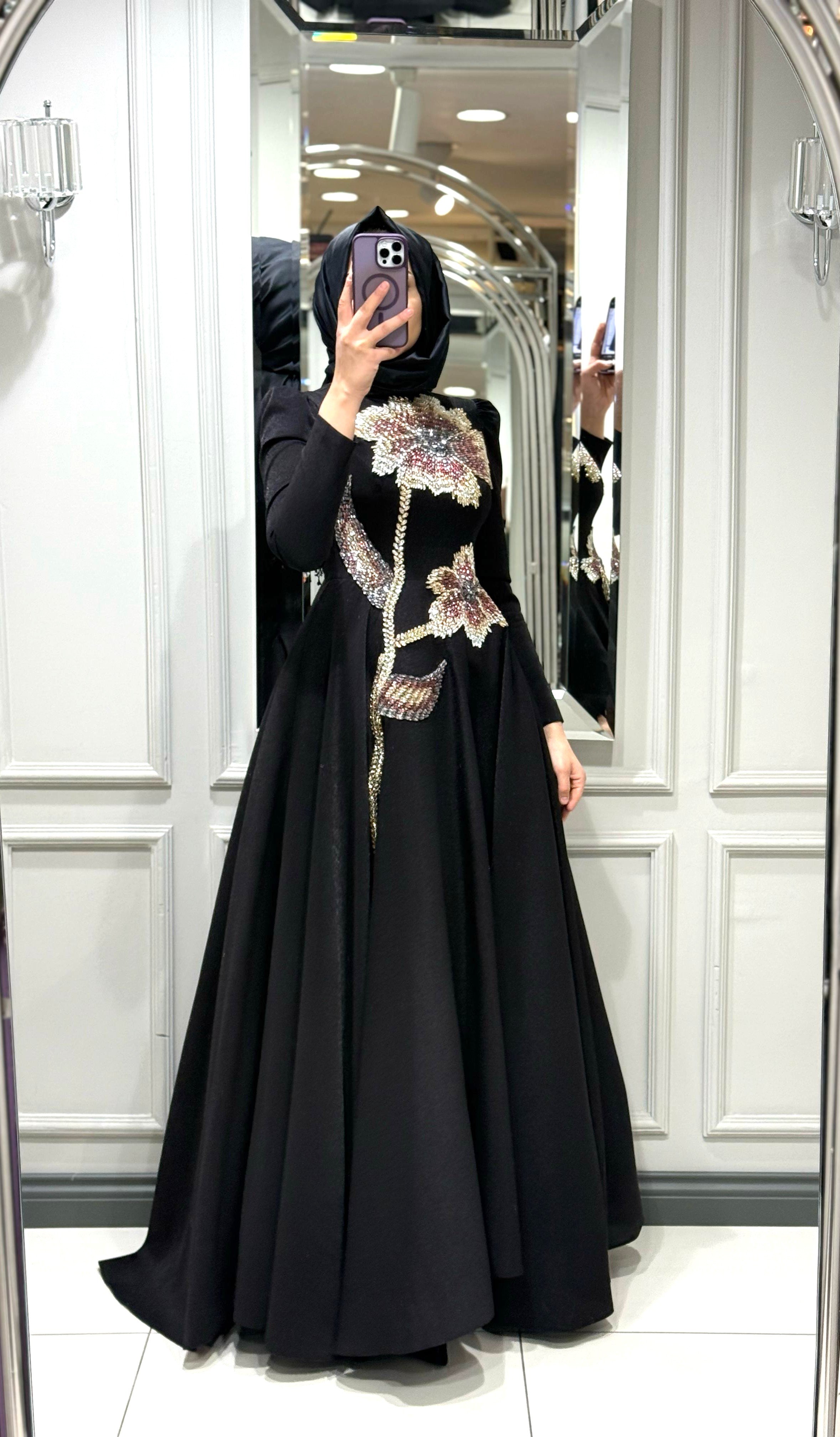 FERİHA YONCA ABİYE - SİYAH