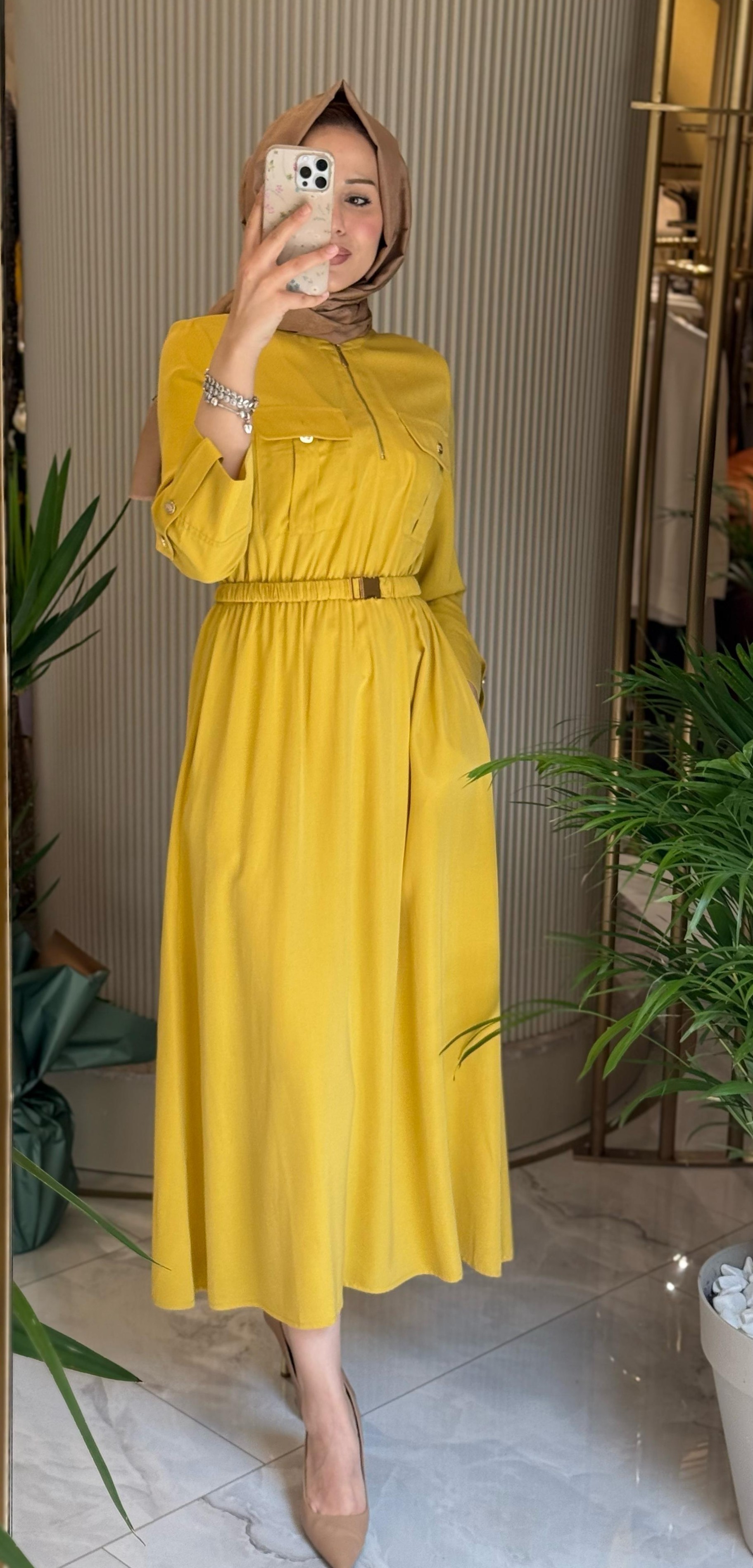 DARA  CLANDE ELBİSE - MANGO