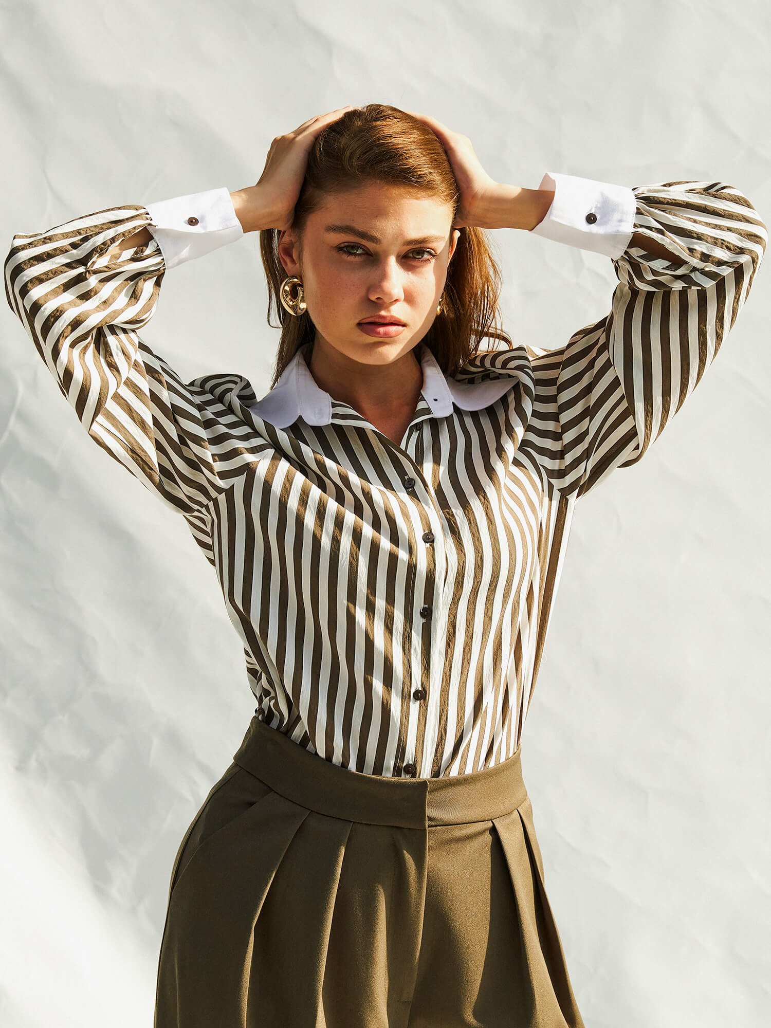 080726 Garnili Erkek Yaka Gömlek