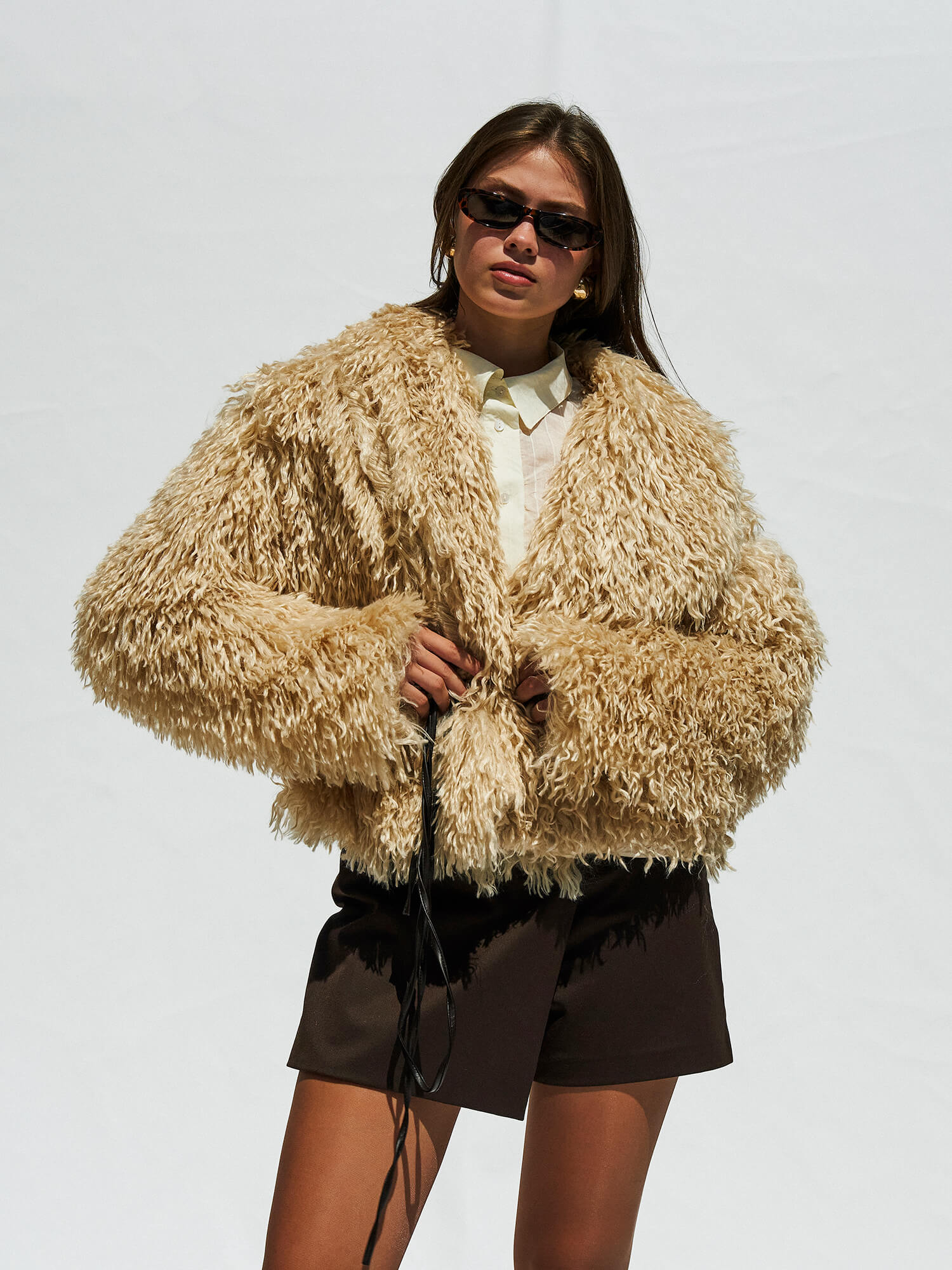 170501 Kısa Geniş Yaka Kürk