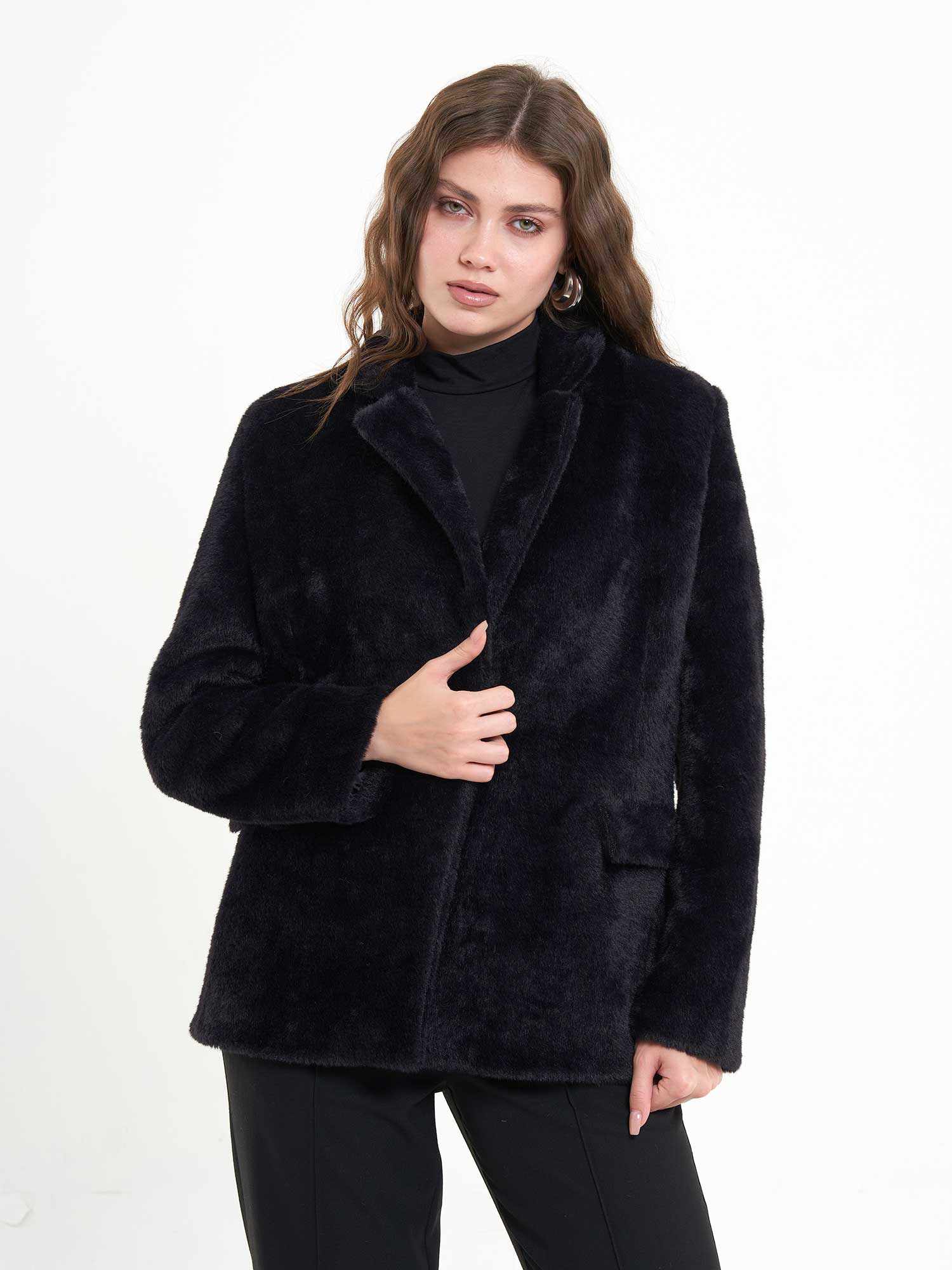 160842 Tek Düğme Mont