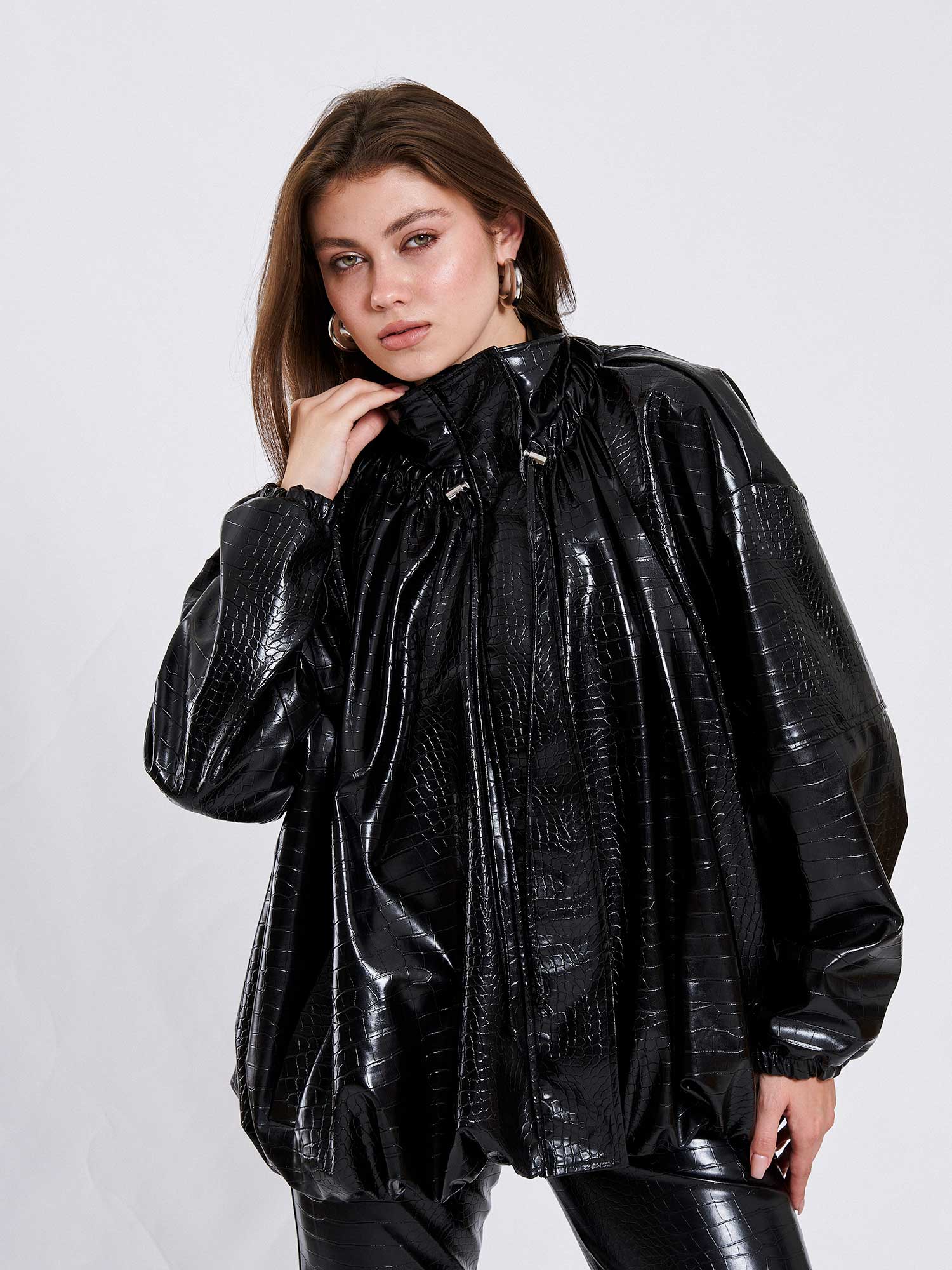 160848 Oversize Balon Deri Mont
