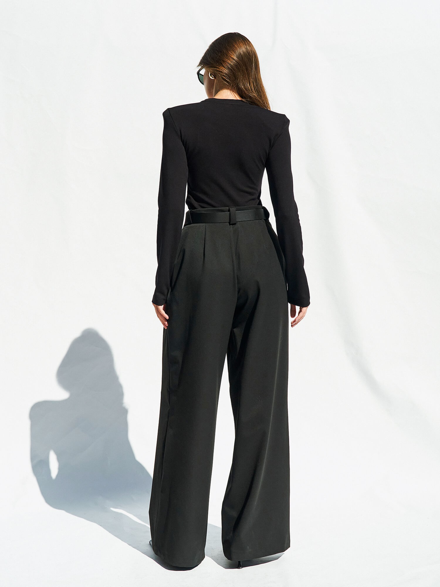 071768 Bisiklet Yaka Vatkalı Bodysuit