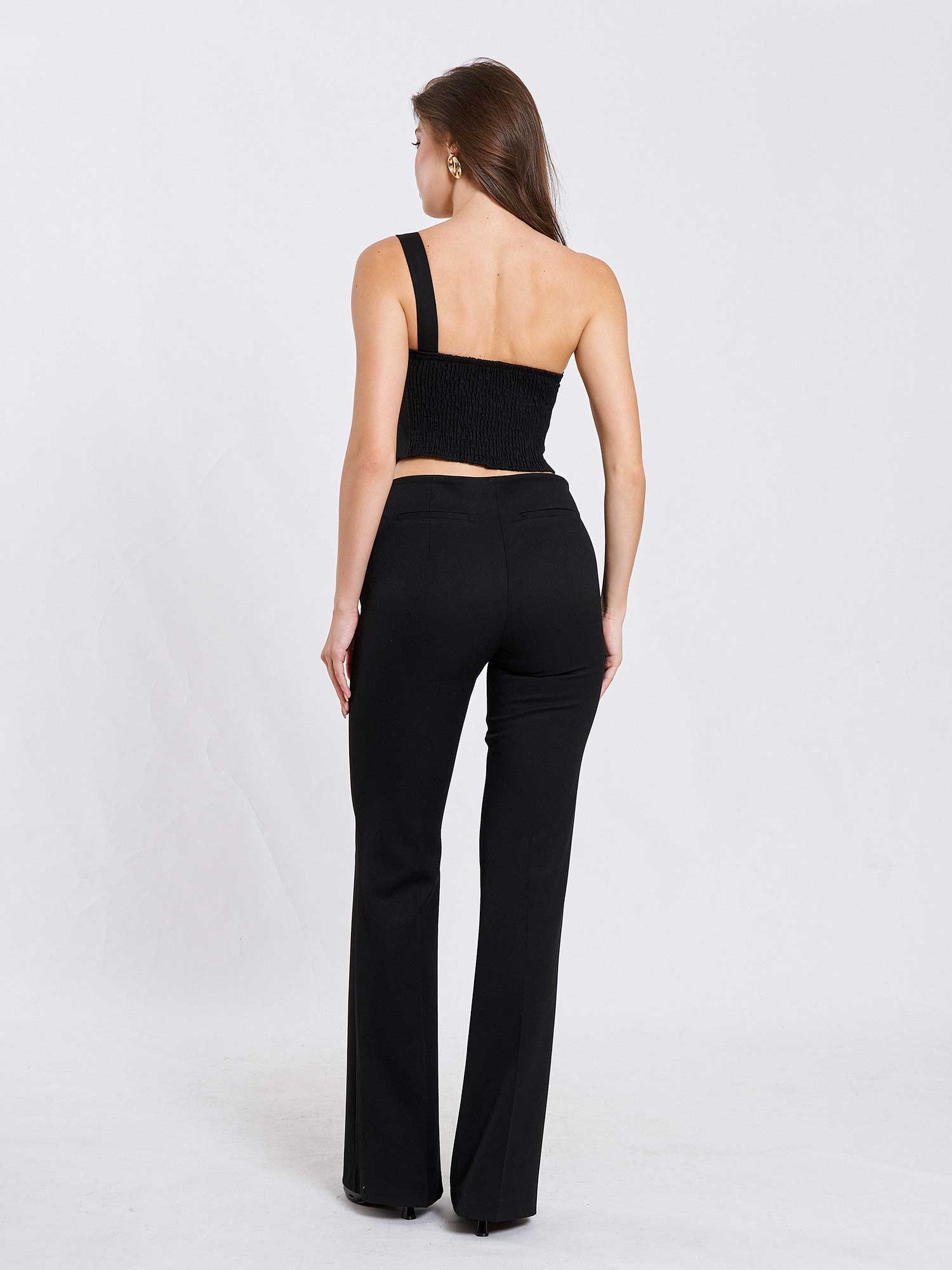 071781 Tek Omzu Askılı Asimetrik Bluz