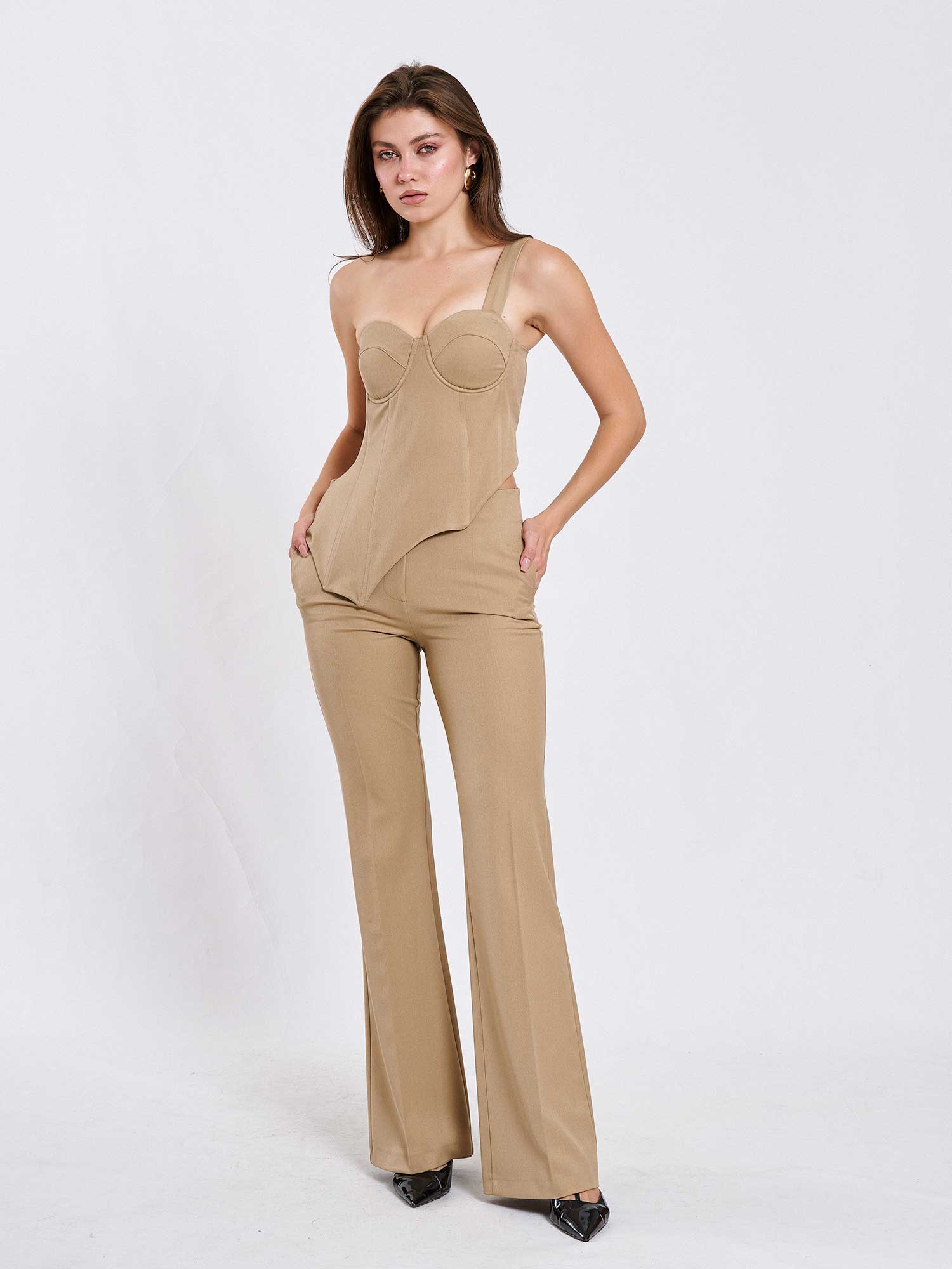 031586 Düz Paça Pantolon