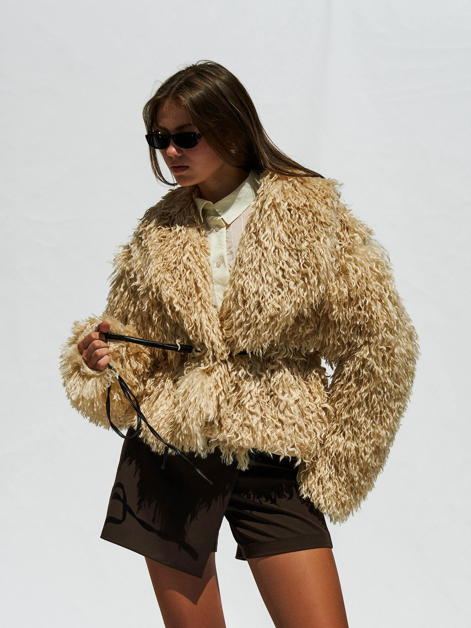 170501 Kısa Geniş Yaka Kürk