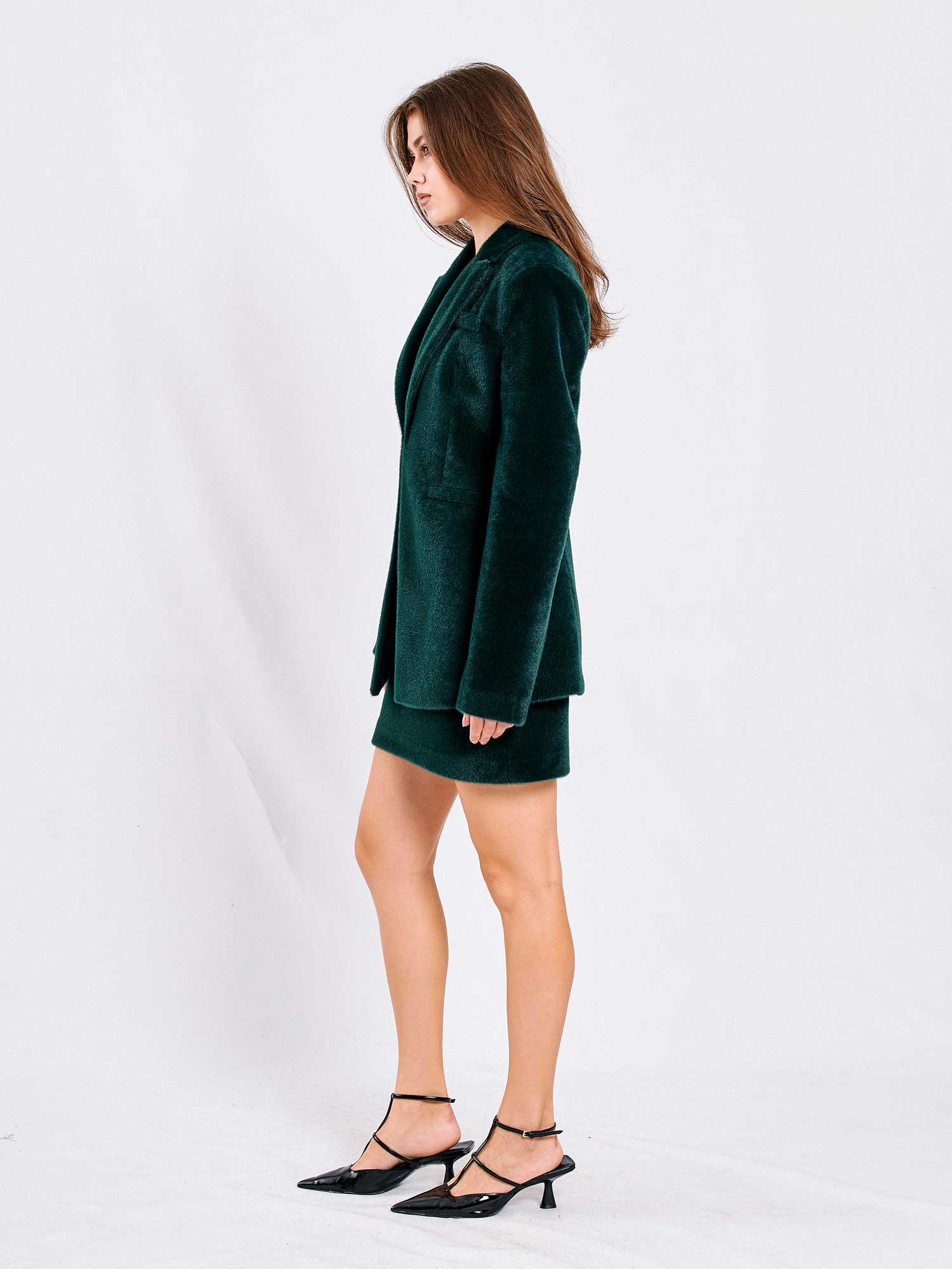 130997 Fleece Hemmed Wacky Jacket