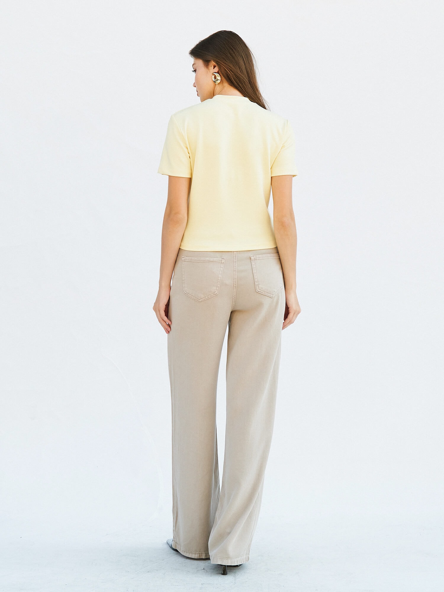 050643 KISA KOLLU CROP TSHIRT