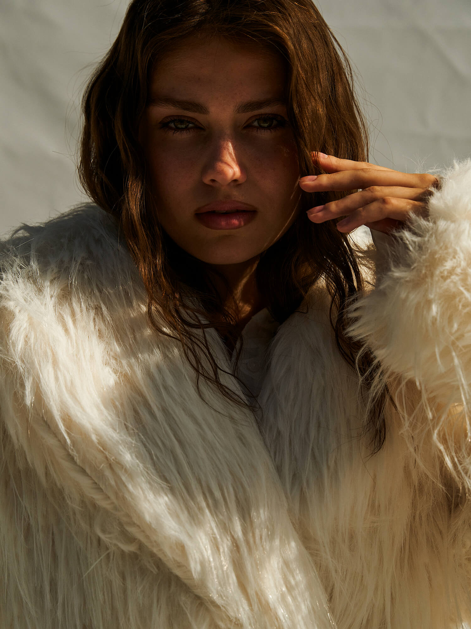 170503 Geniş Yaka Kısa Kürk